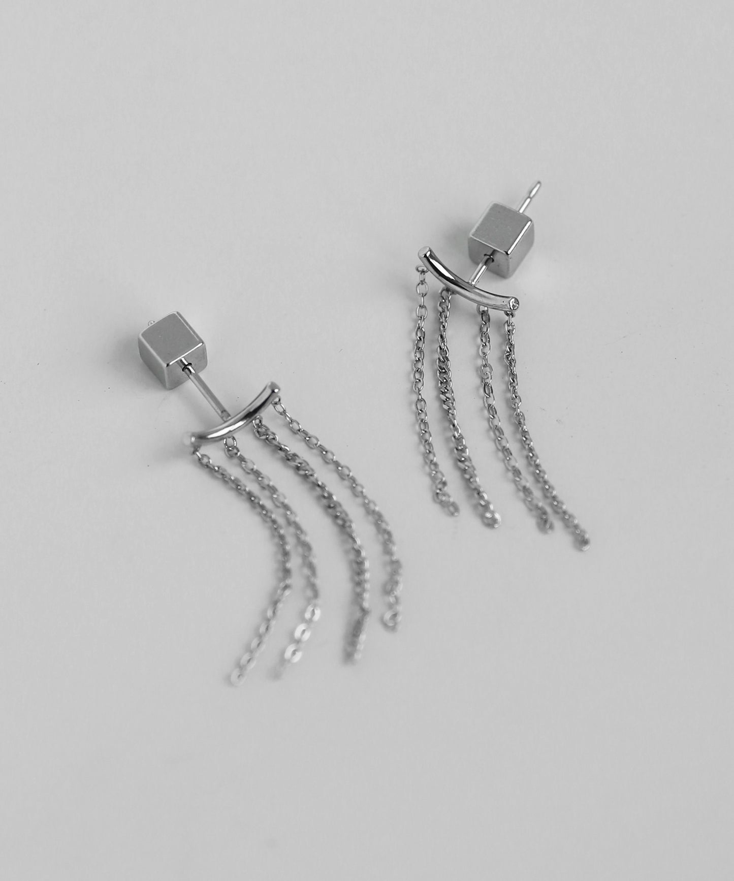 Chain Earrings [Stainless Steel] [UMU]
