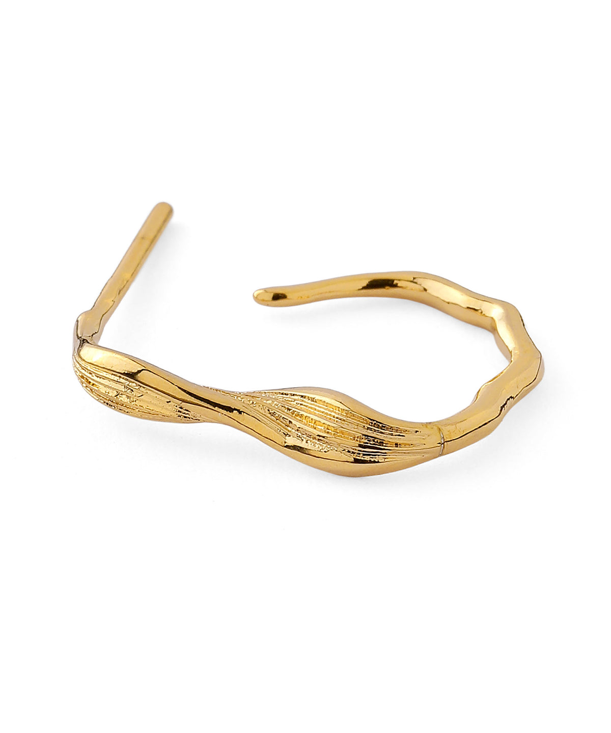 Twisted Hoop Earrings [Surgical Stainless Steel] [UMU]
