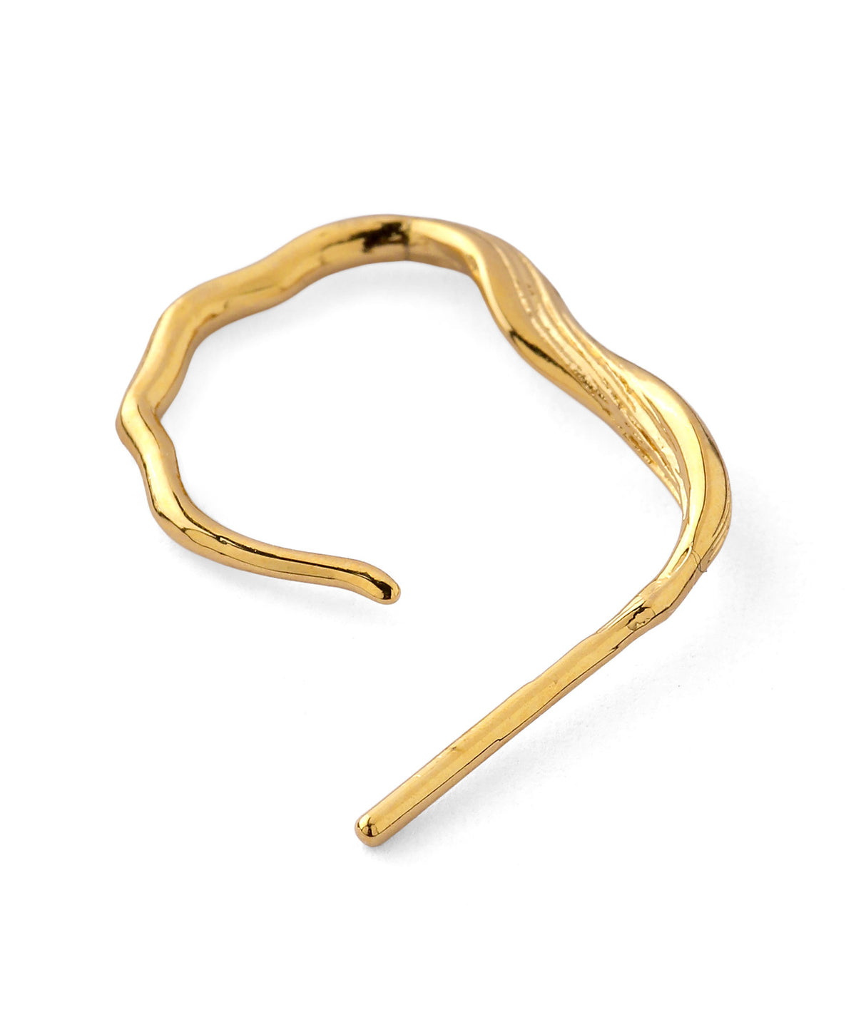 Twisted Hoop Earrings [Surgical Stainless Steel] [UMU]