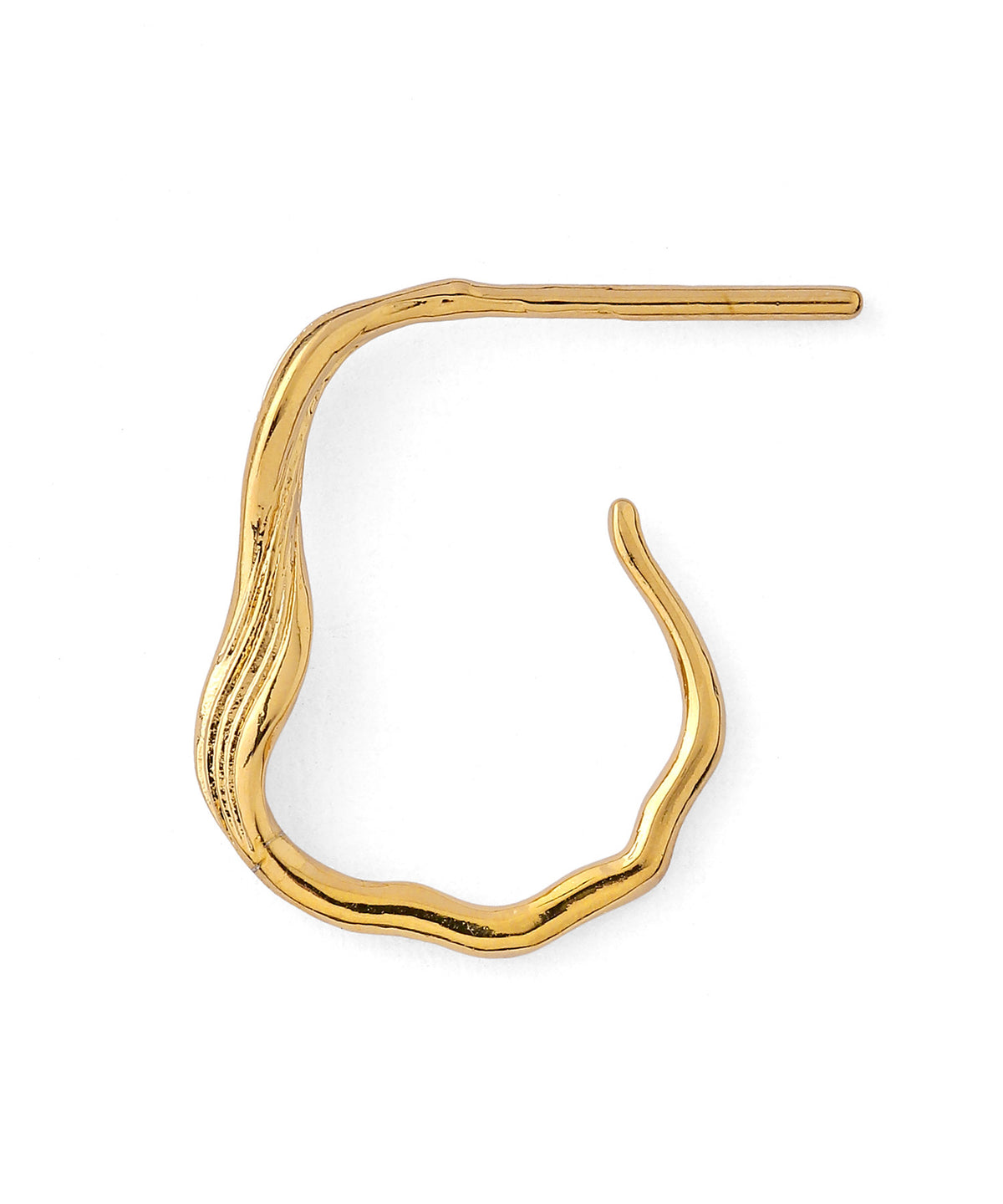 Twisted Hoop Earrings [Surgical Stainless Steel] [UMU]