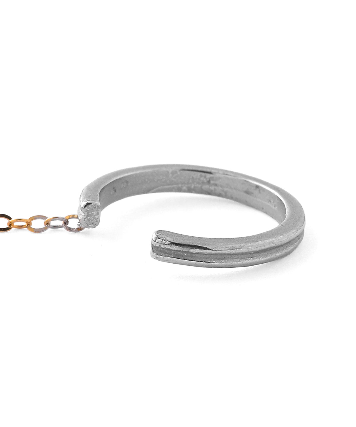 Two-Tone Hook Earrings [Surgical Stainless Steel] [UMU]