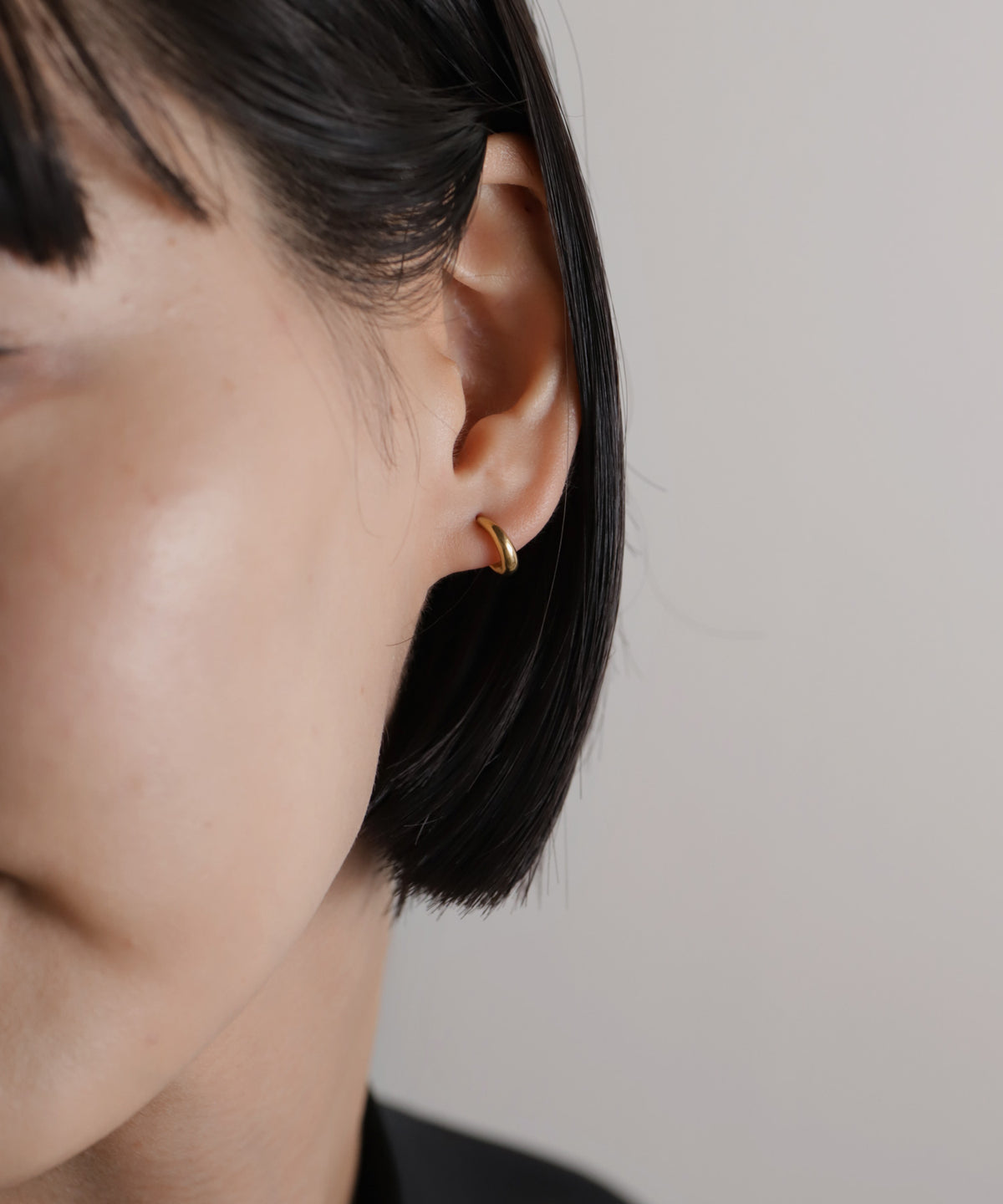 Hoop Earrings x Cuff Earrings [Surgical Stainless Steel] [UMU]