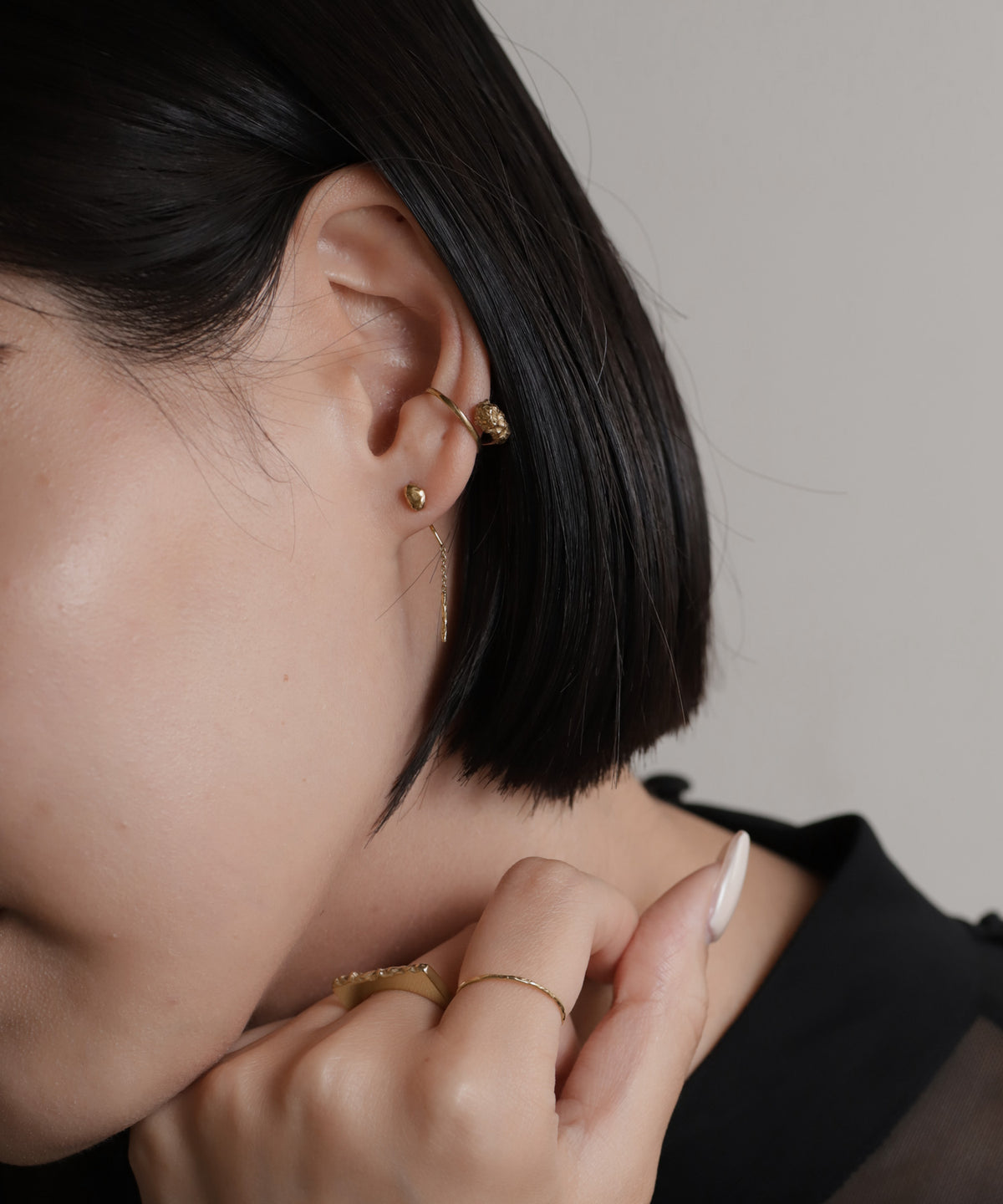 Craft Bar Earrings [Surgical Stainless Steel] [UMU]