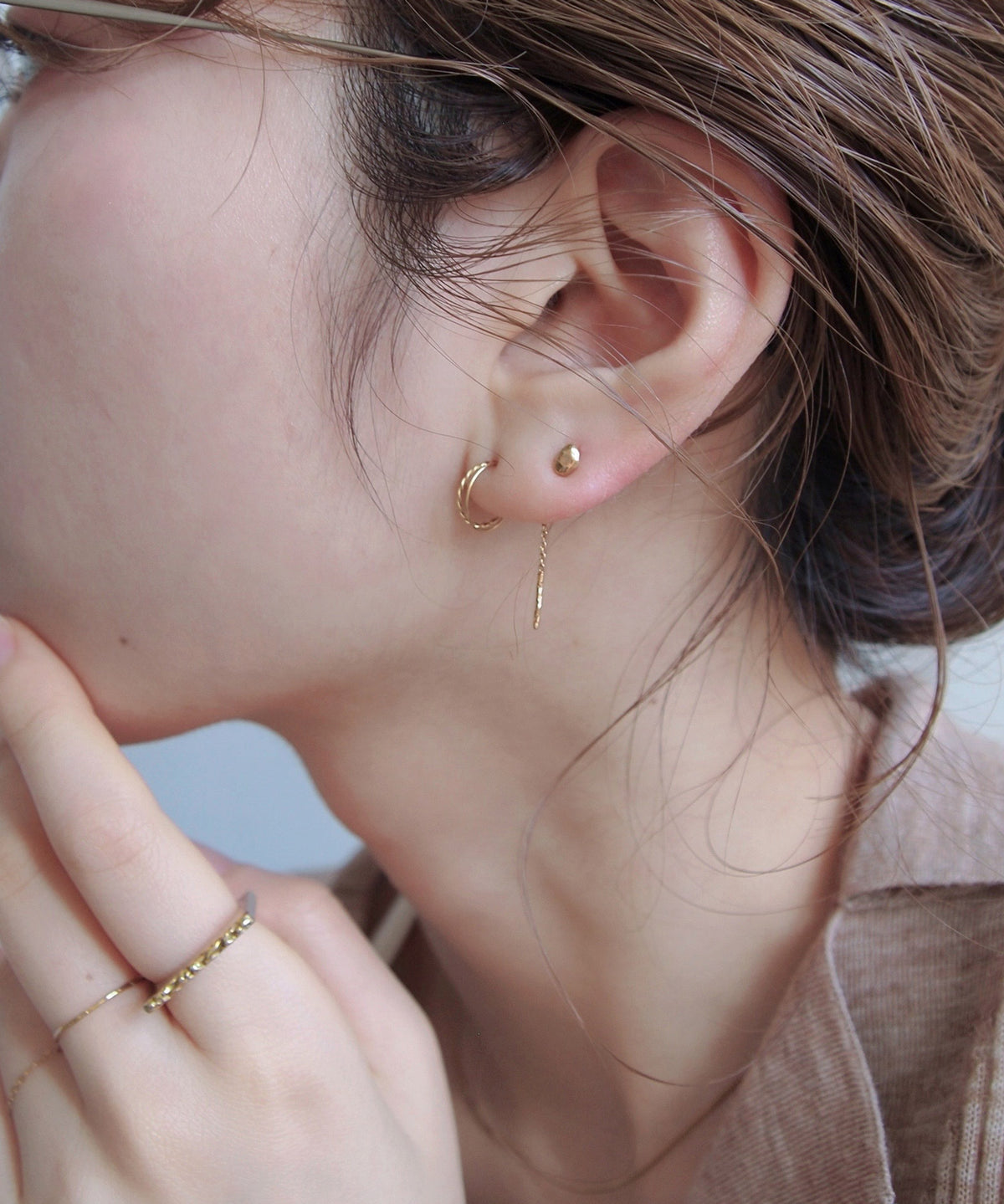 Craft Bar Earrings [Surgical Stainless Steel] [UMU]
