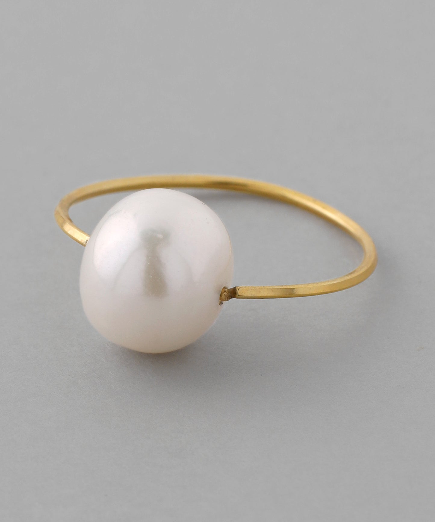 【Stainless IP】Freshwater Pearl Ring