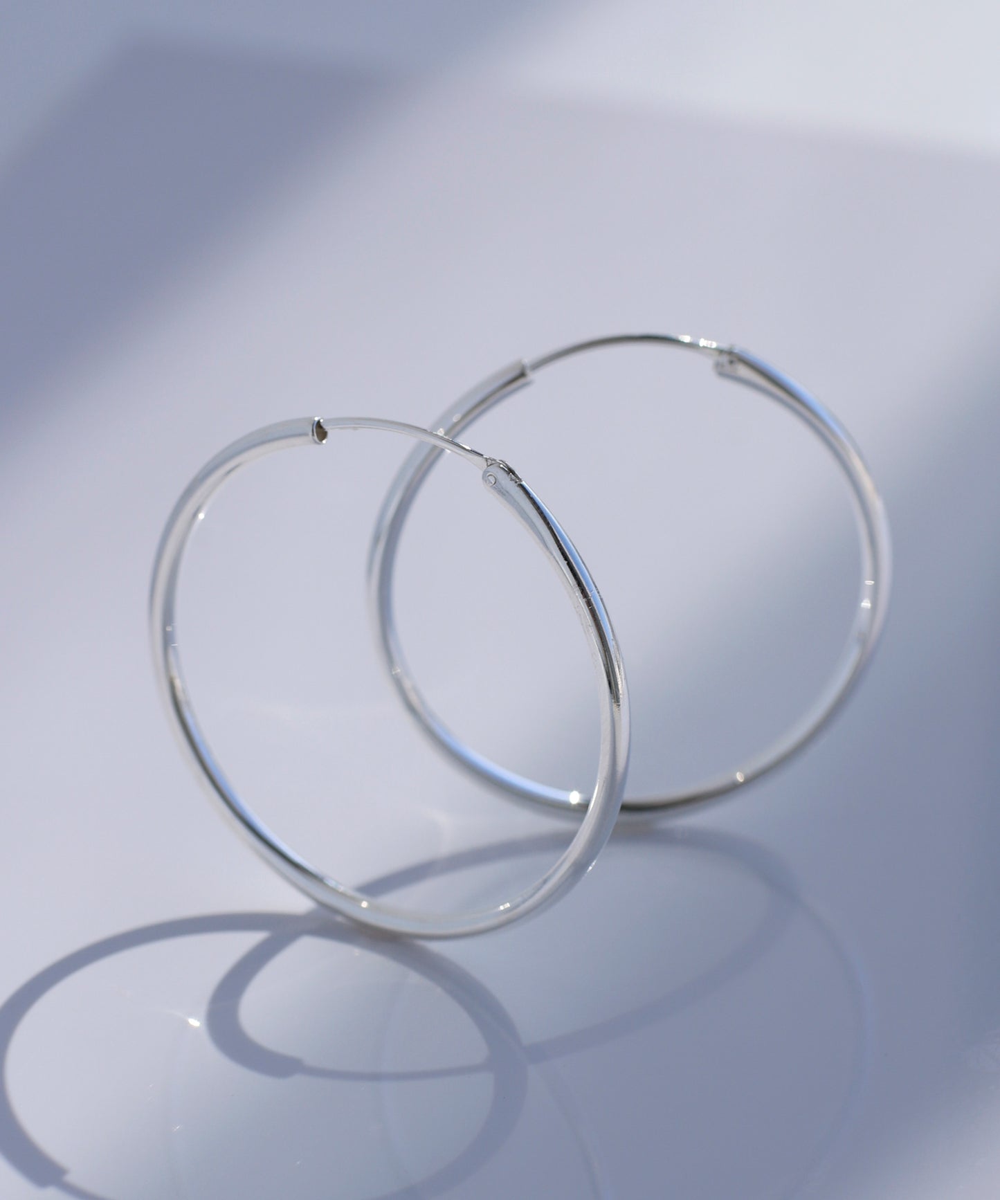 【Stainless Steel IP】Hoop Earrings [L]