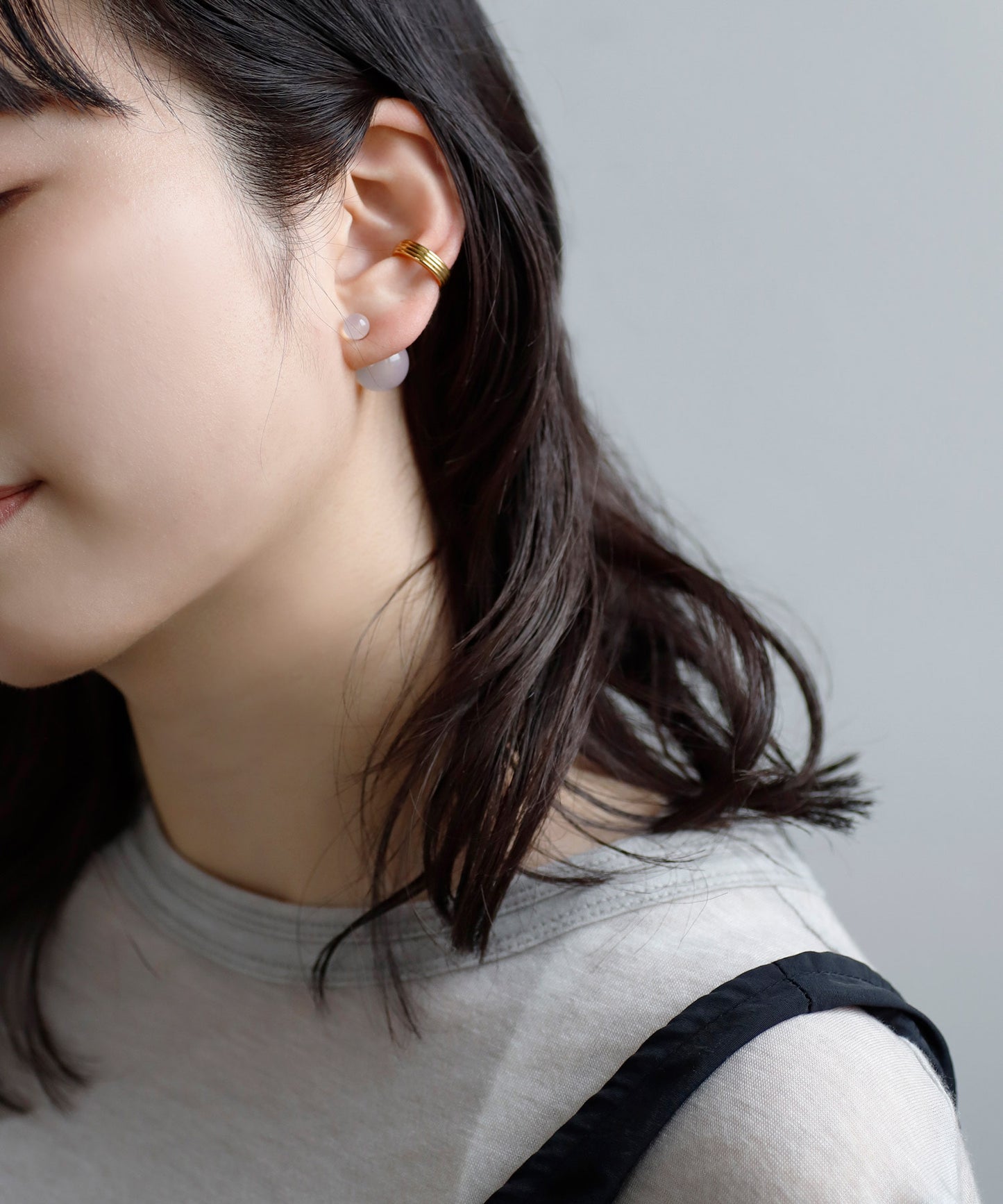 【Online Store Limited】【Stainless Steel IP】Metal Ear Cuff