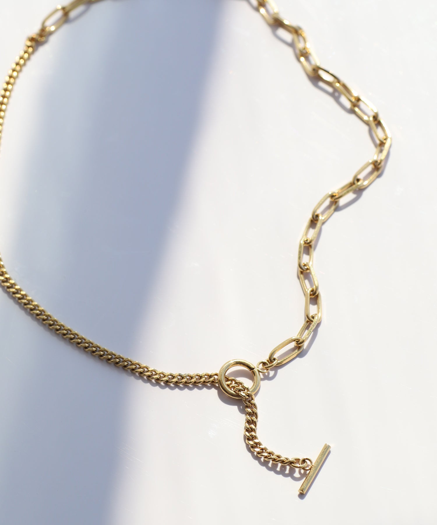large teardrop and botanical combination necklace {starts at $134} – Emily  Rosenfeld