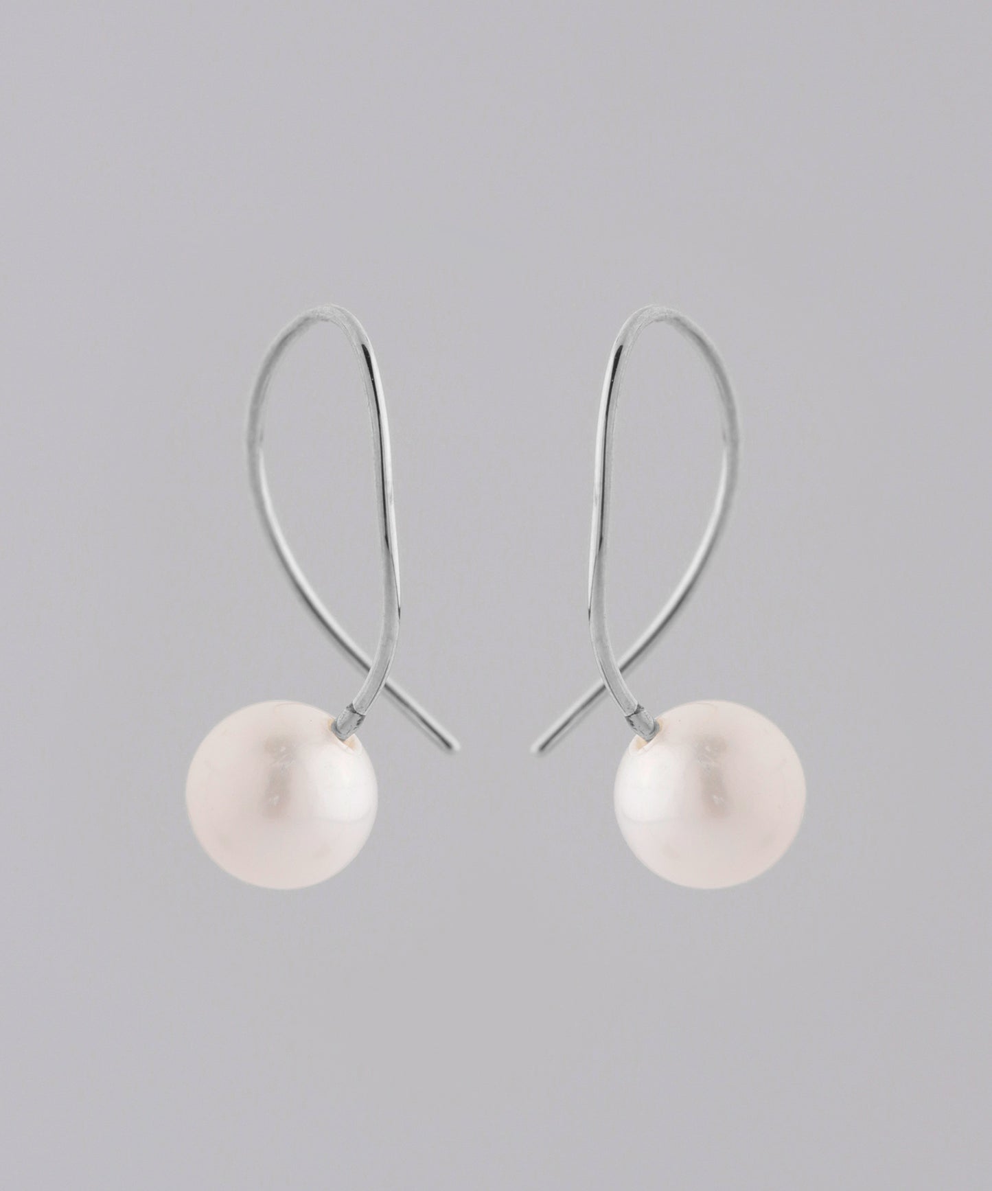 【Stainless Steel IP】Freshwater Pearl Hook Earrings