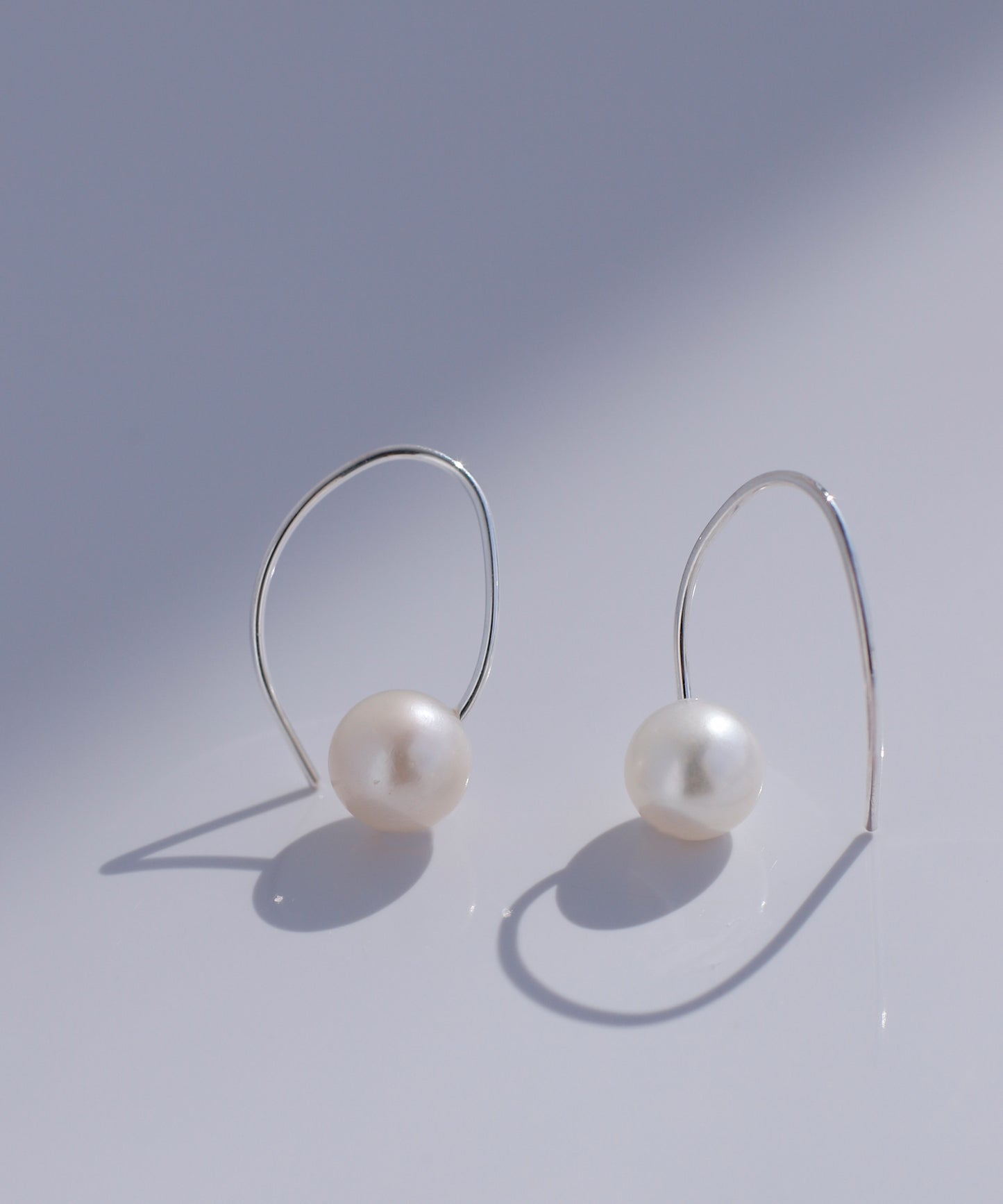 【Stainless Steel IP】Freshwater Pearl Hook Earrings