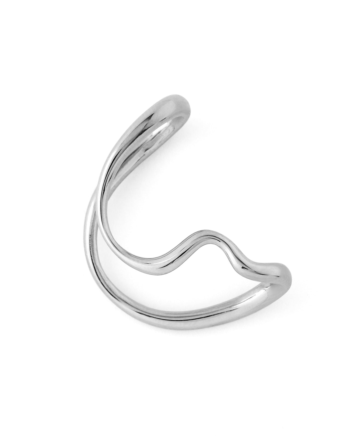 【Stainless Steel IP】Nuance Line Ear Cuff