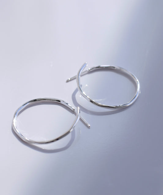【Stainless steel IP】Hoop Earrings