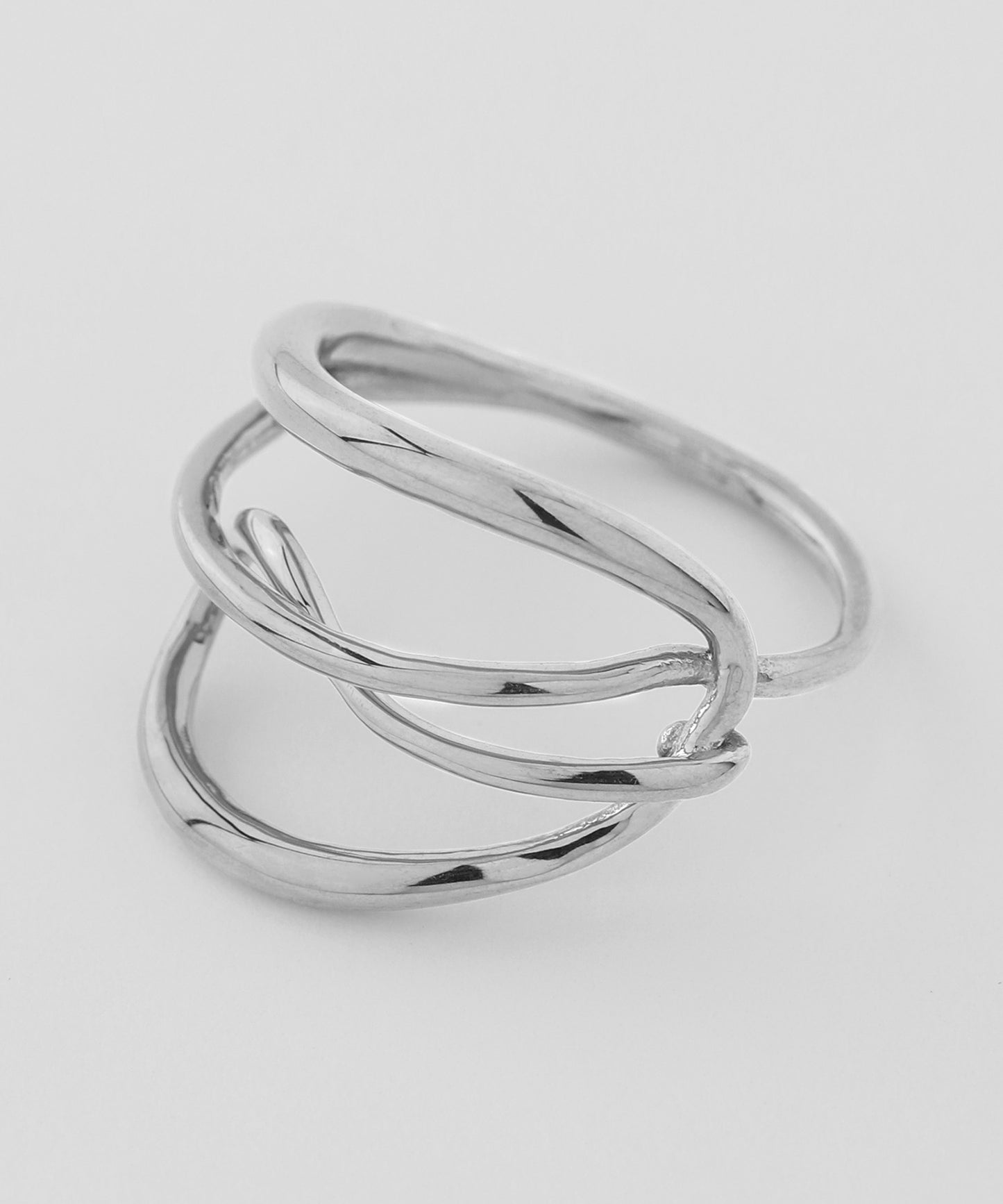 【Limited Quantity】【Stainless Steel IP】Nuance Line Ring