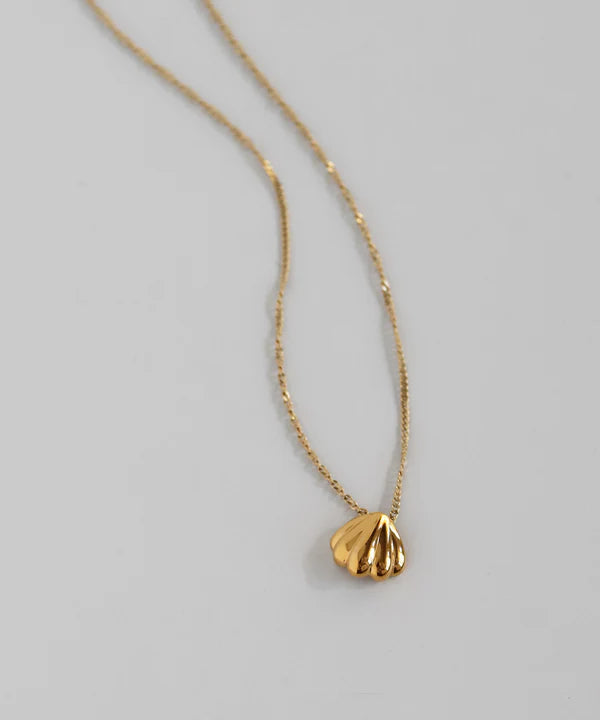 Shell Motif Necklace [Surgical Stainless Steel]