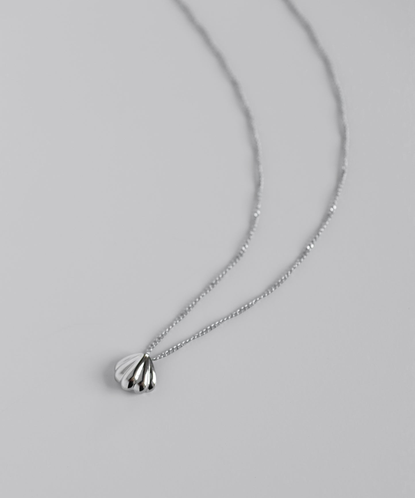 【Stainless Steel IP】Shell Motif Necklace