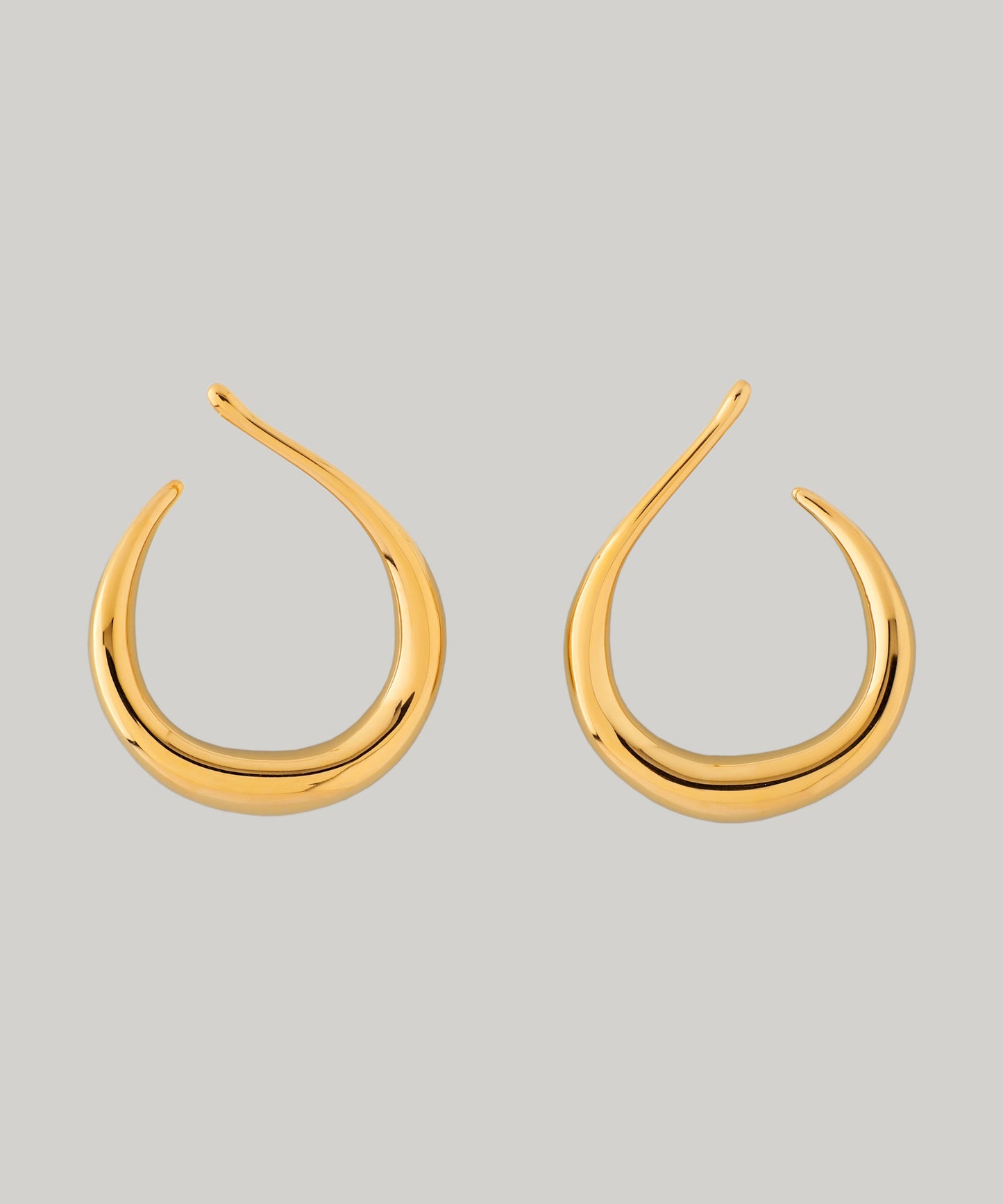 【Stainless Seel IP】 Drop Line Earrings