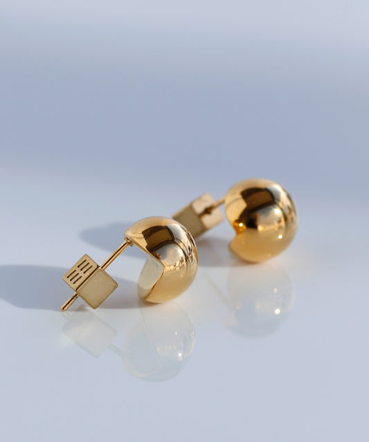 Sphere Earrings [Stainless Steel]