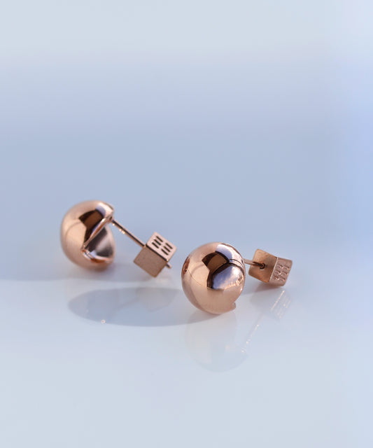 【Stainless Steel IP】 Sphere Earrings