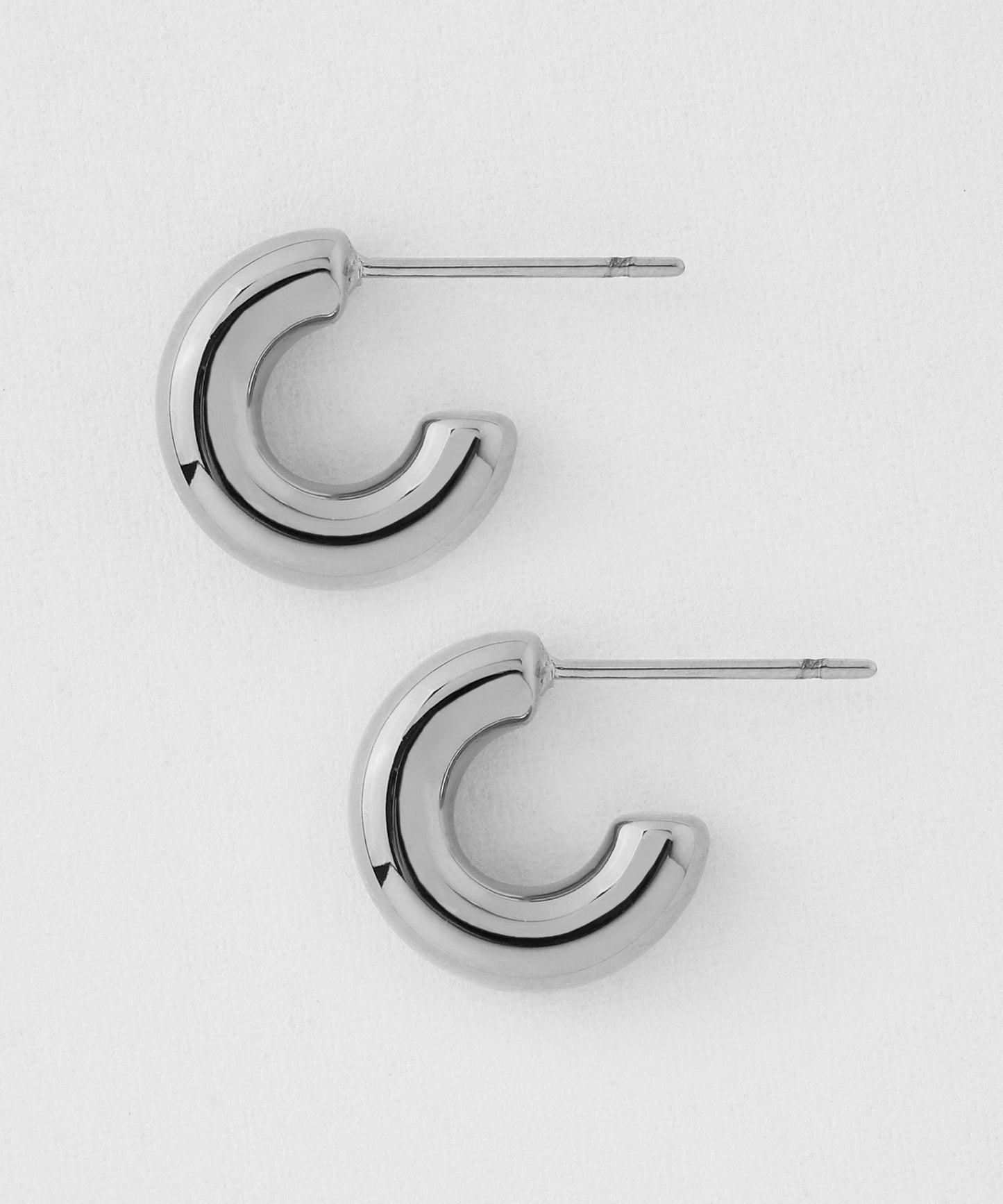 【Stainless Steel IP】 Hoop Earrings [M]