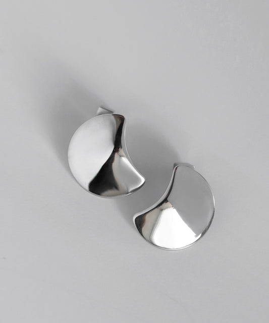 【Stainless Steel IP】Nuance Plate Earrings