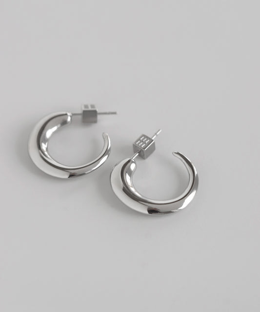 【Stainless Steel IP】Hoop Earrings