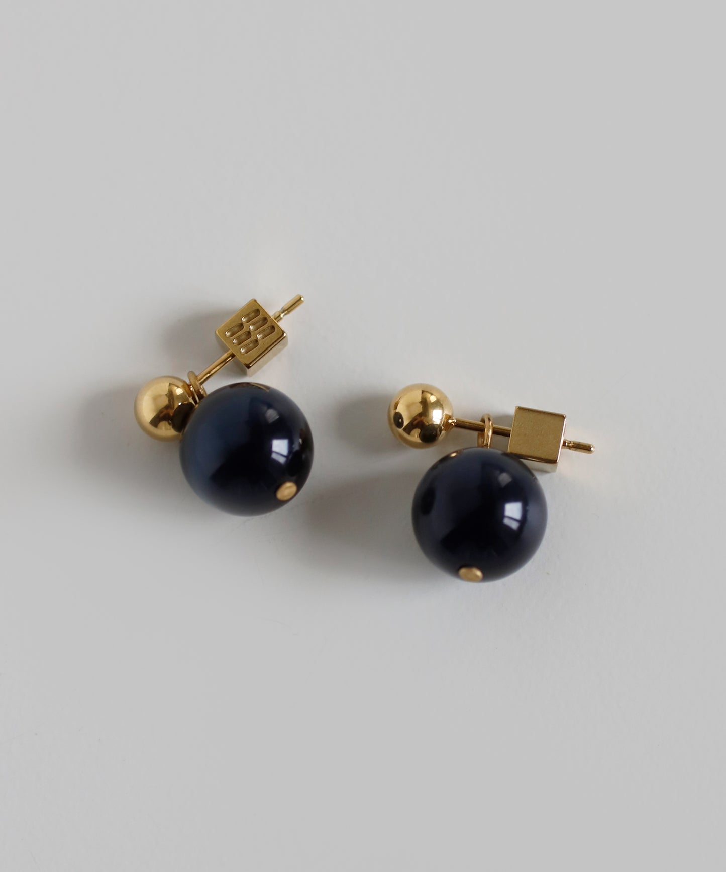 【Stainless Steel IP】2way Sphere Earrings