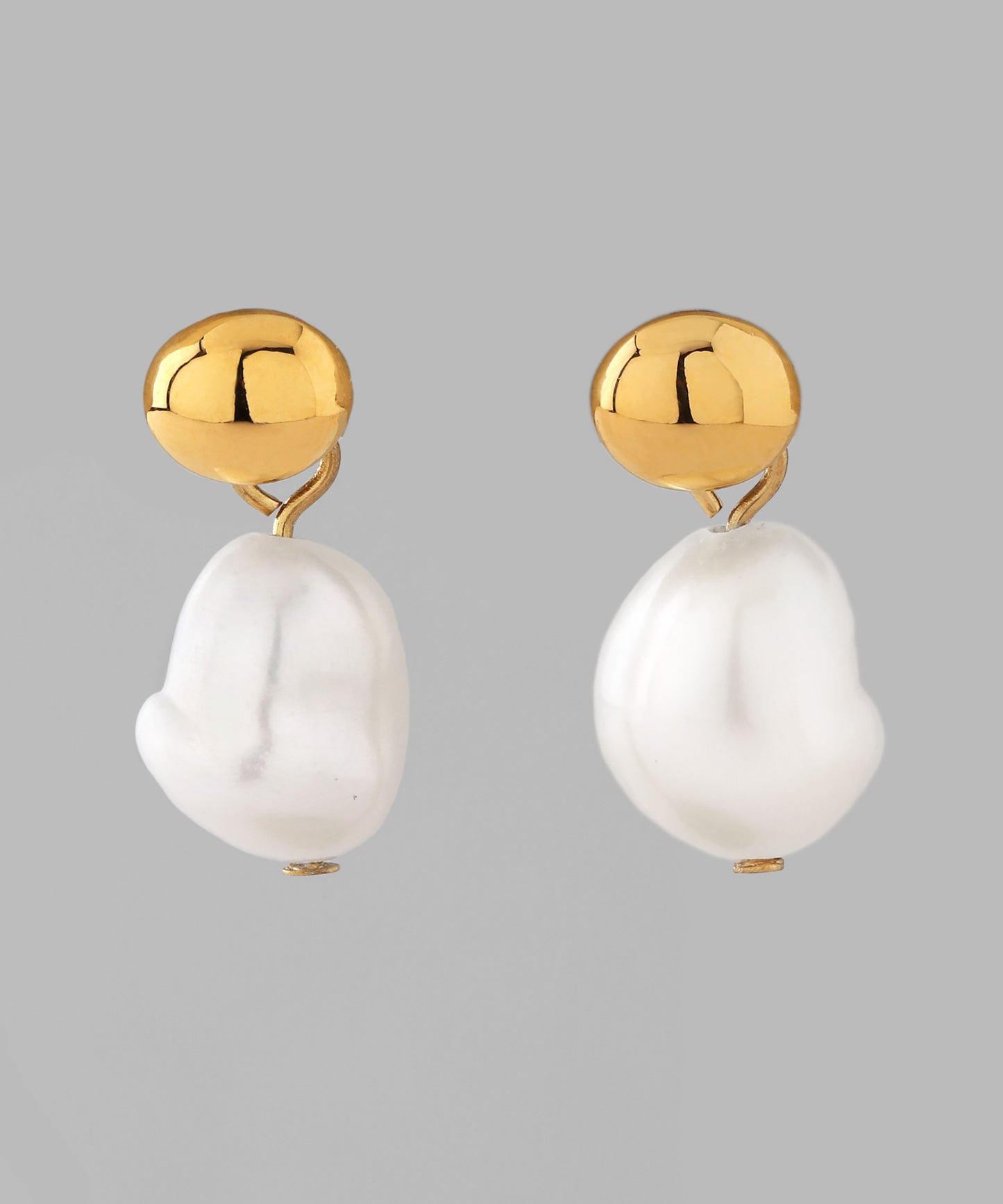 【Stainless Steel IP】Freshwater Pearl Earrings