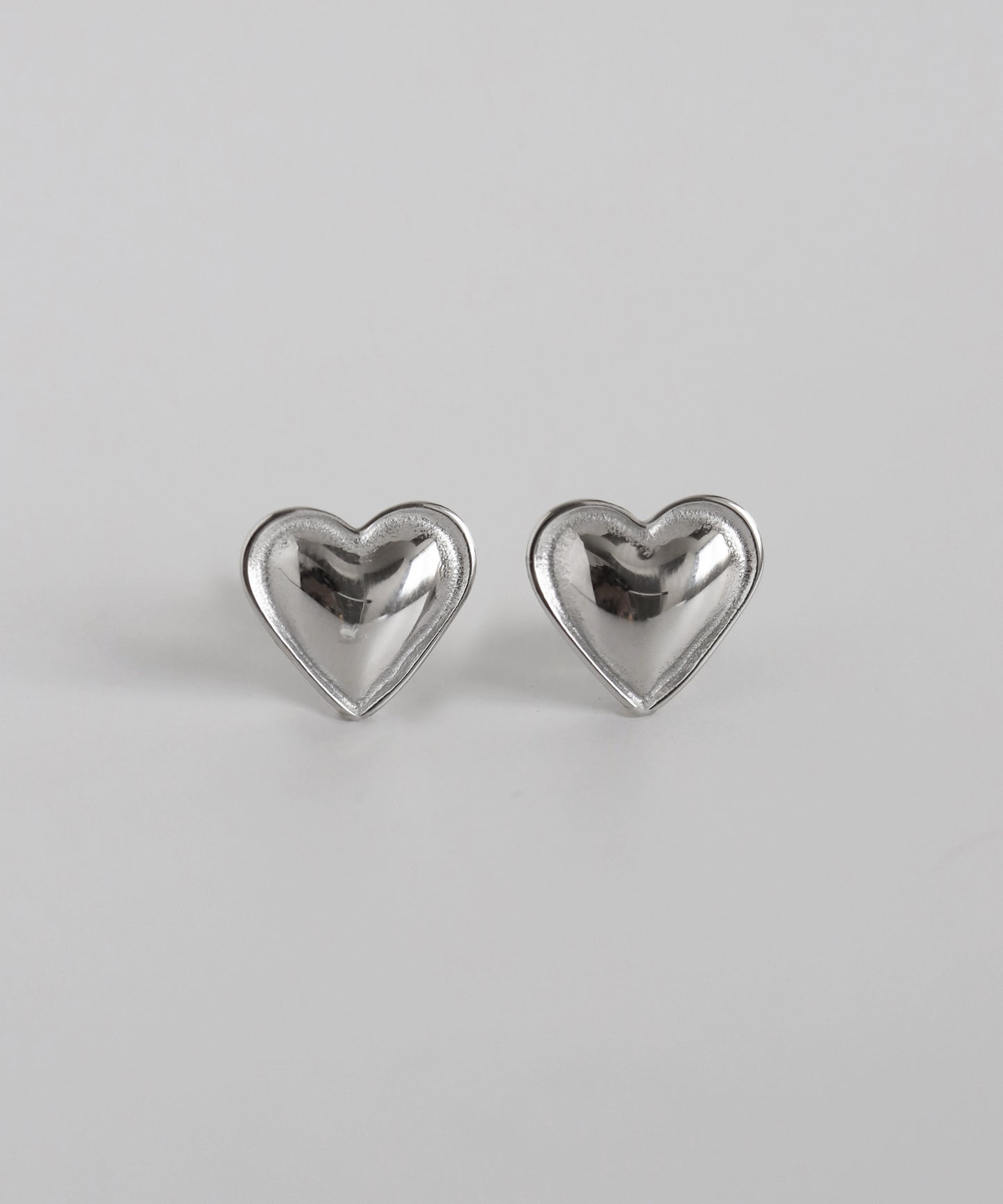 【Stainless Steel IP】Heart Earrings