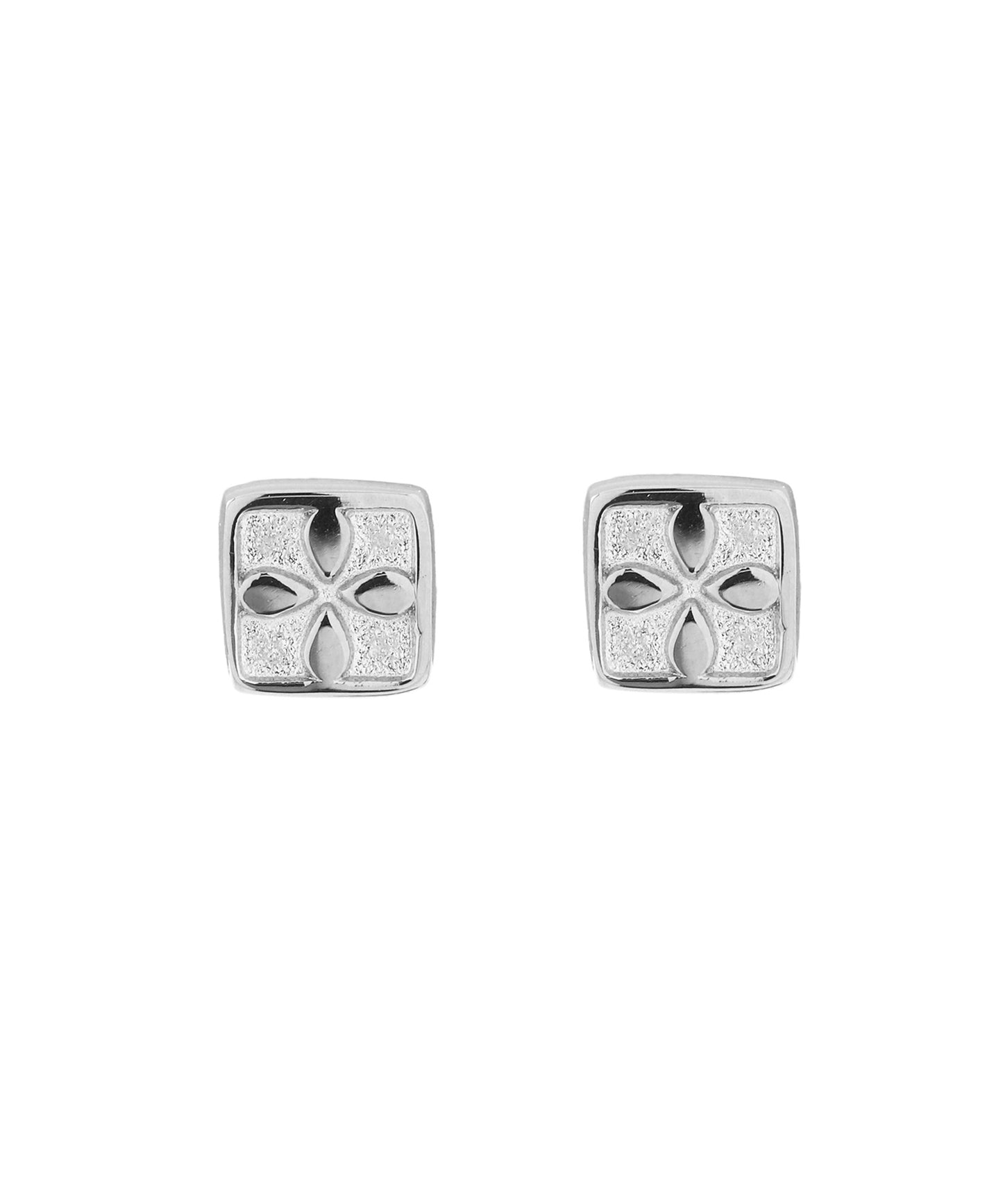 【Stainless Steel IP】Square Earrings