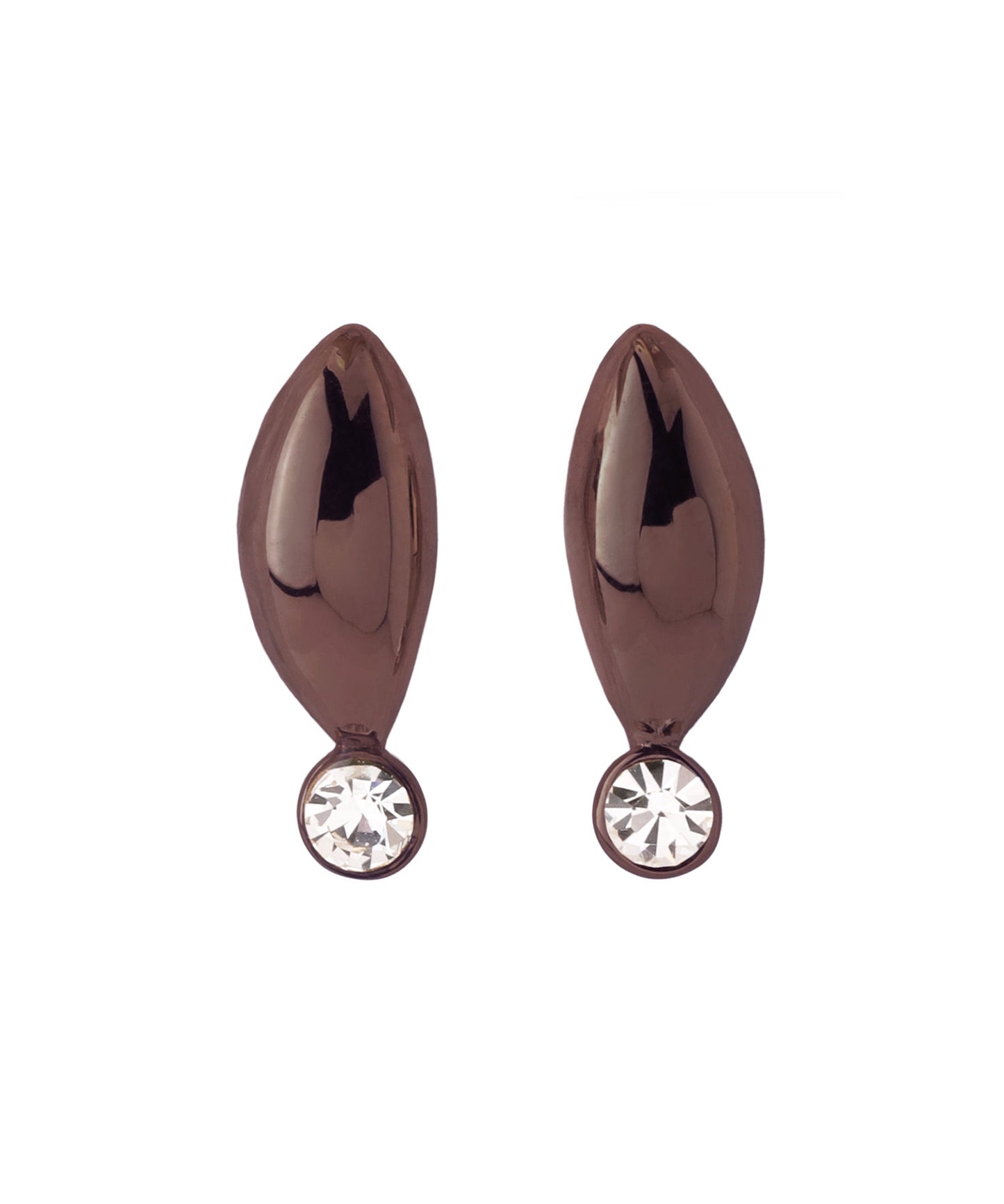 Oval × Bijou Earrings [Surgical Stainless Steel]