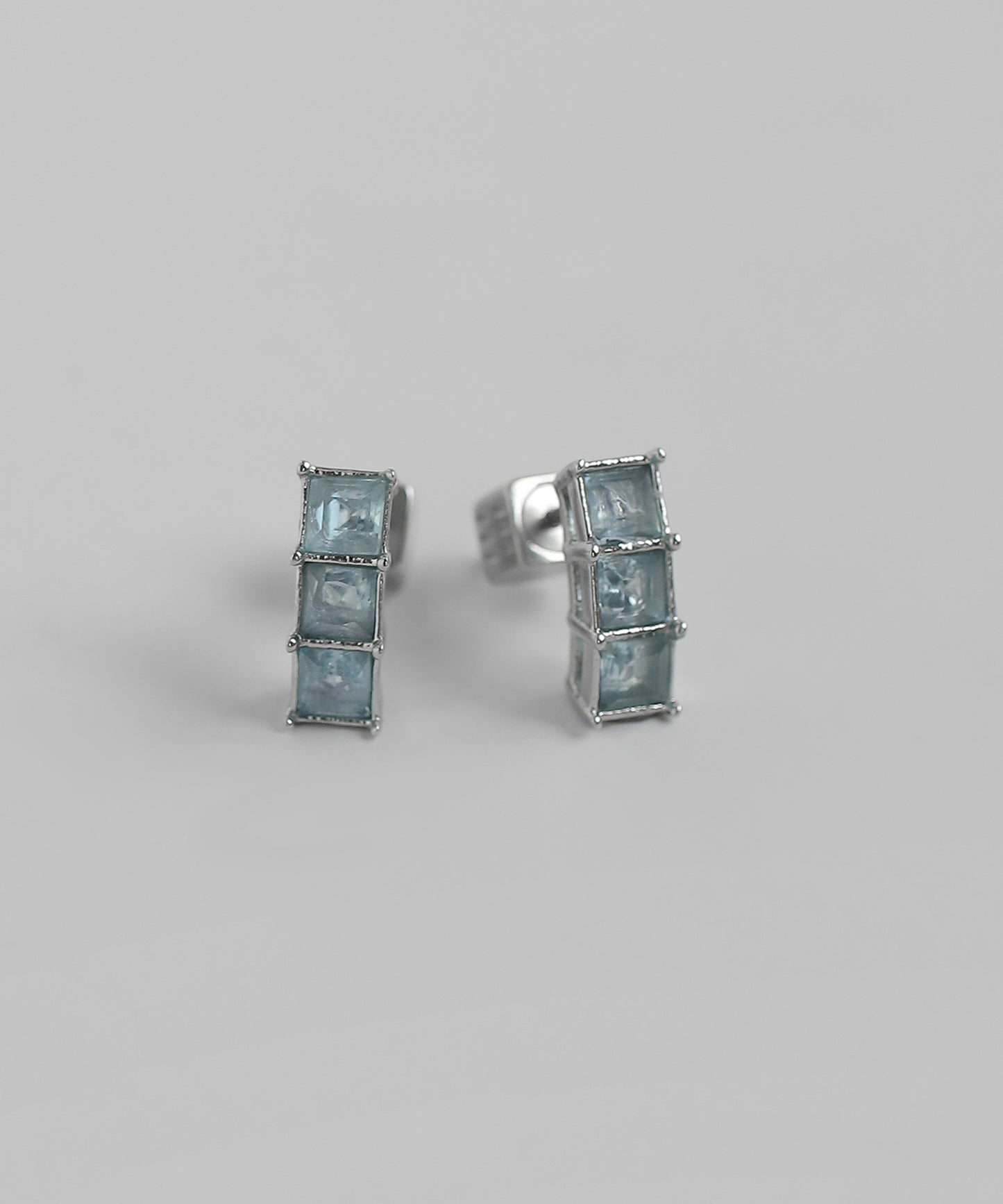 Gemstone Earrings [Stainless Steel]