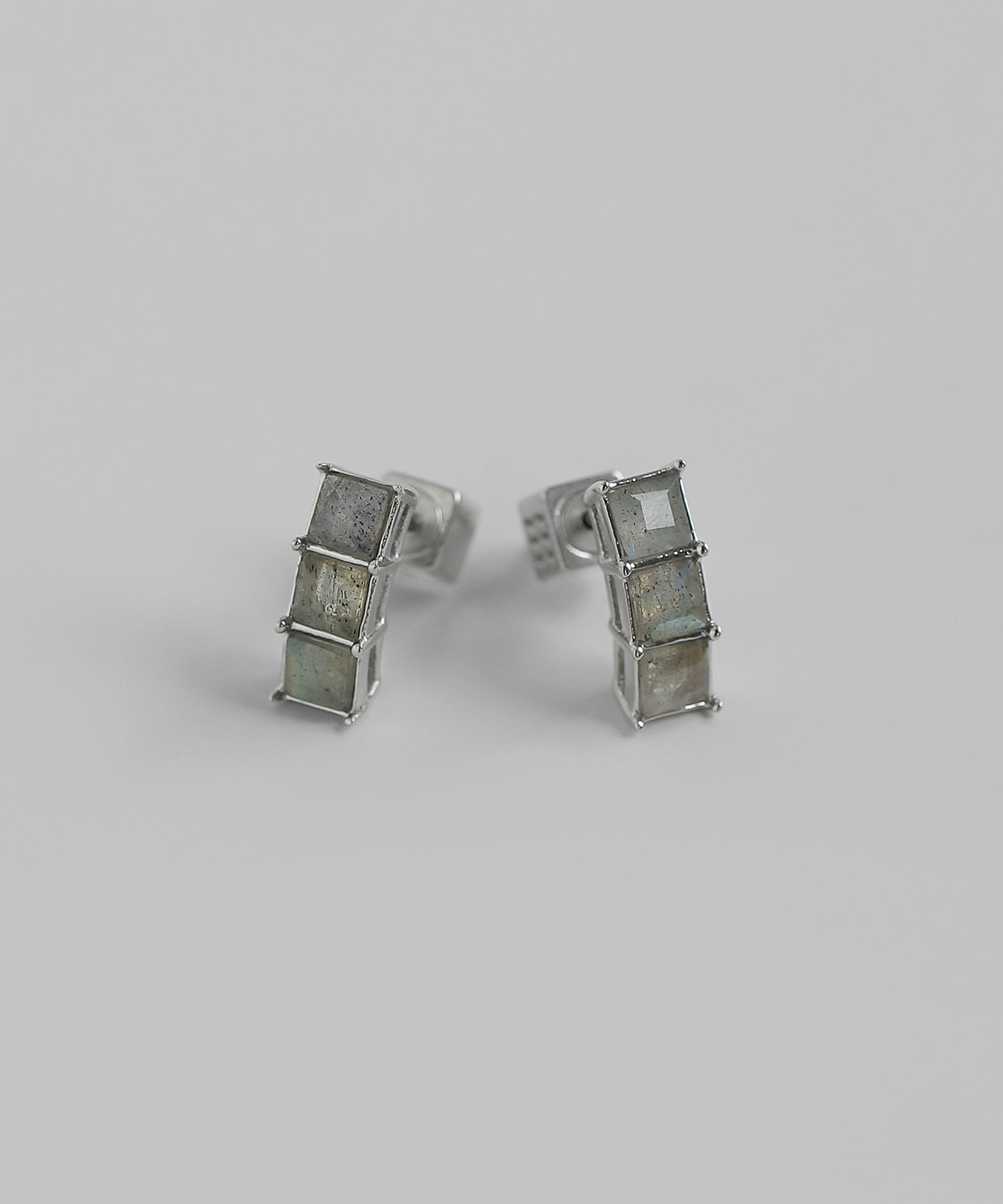 Gemstone Earrings [Stainless Steel]