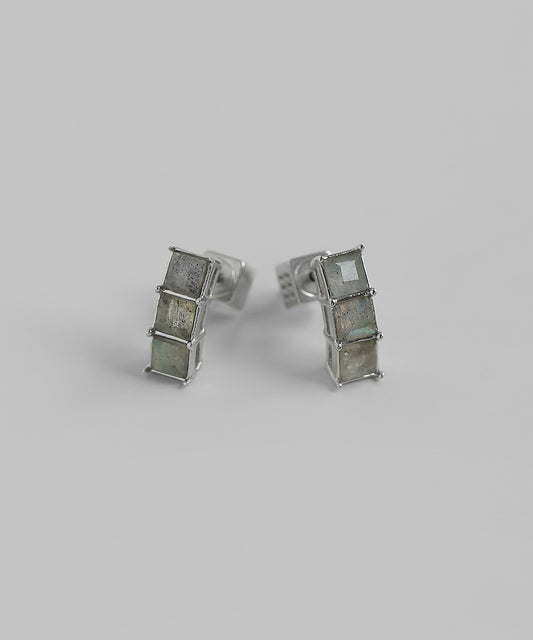 Gemstone Earrings [Stainless Steel]