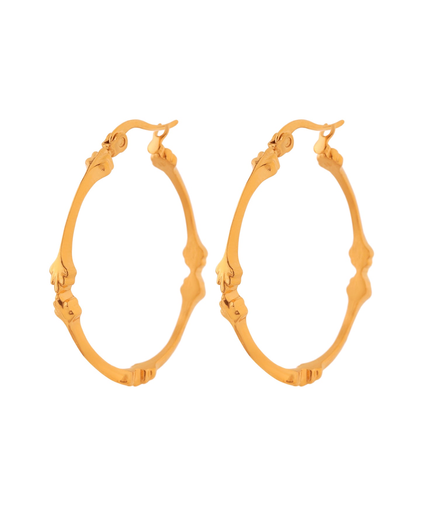 Design Hoop Earrings [Surgical Stainless Steel]