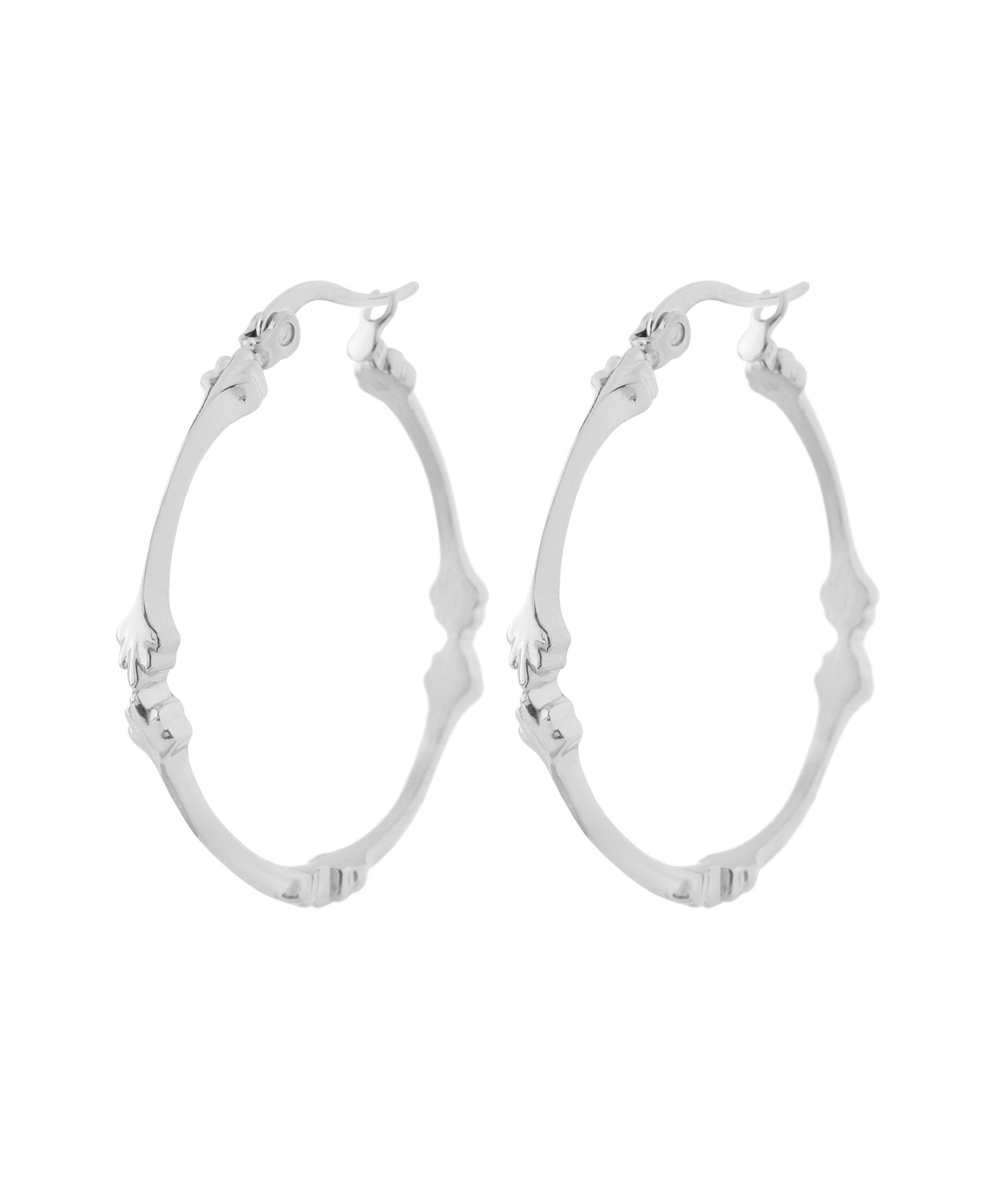Design Hoop Earrings [Surgical Stainless Steel]