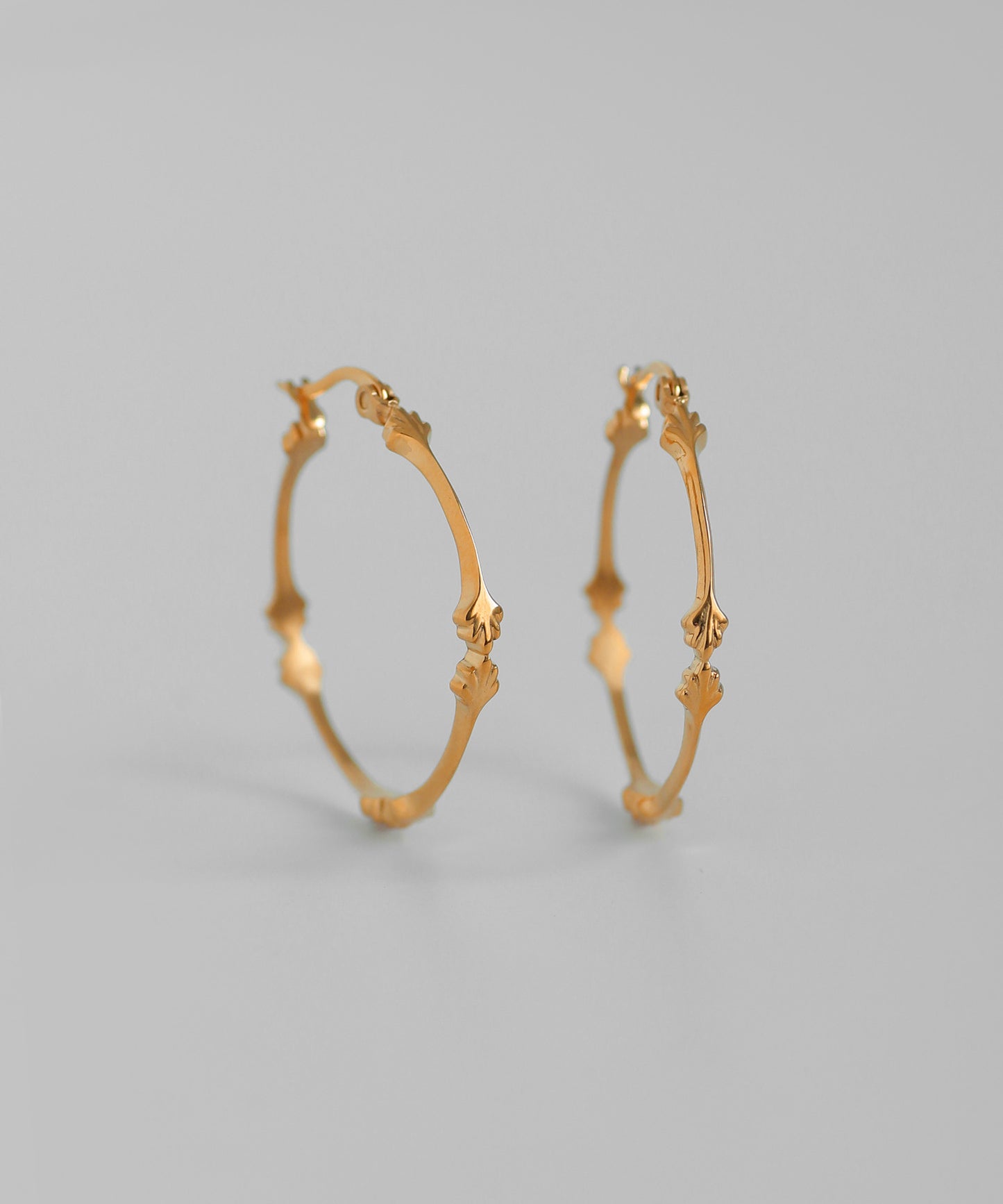 Design Hoop Earrings [Surgical Stainless Steel]