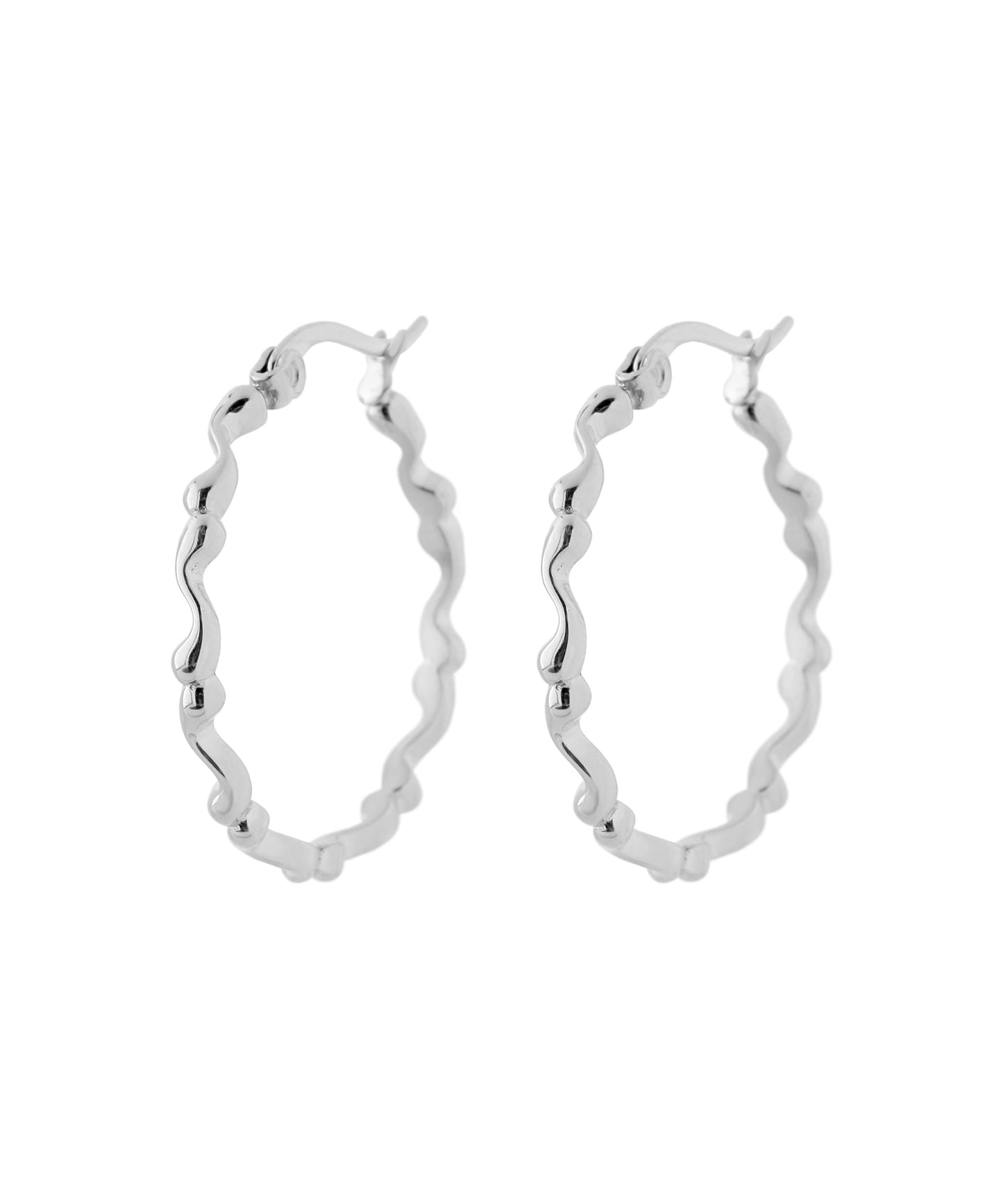 Design Hoop Earrings [Surgical Stainless Steel]