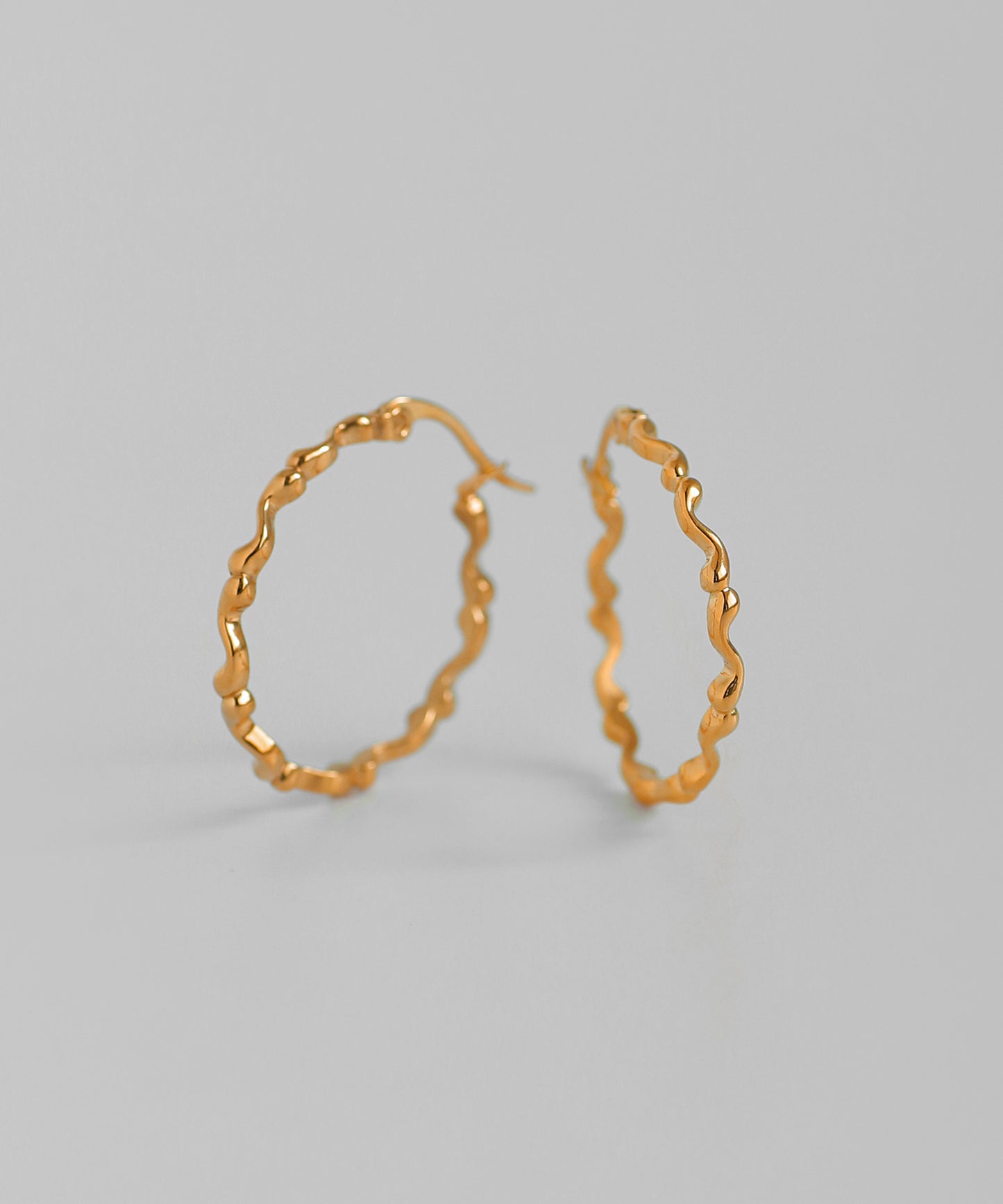 Design Hoop Earrings [Surgical Stainless Steel]