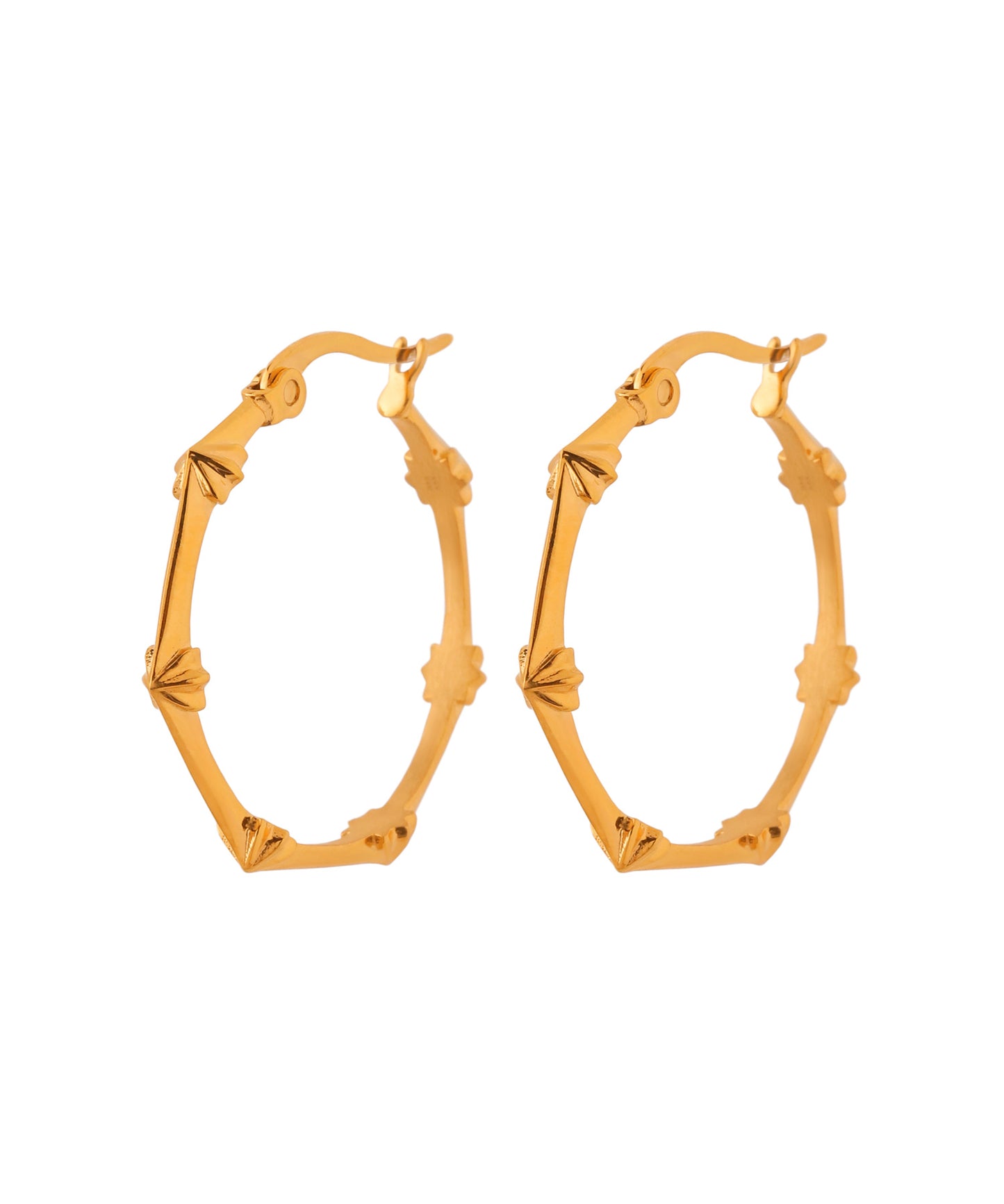Design Hoop Earrings [Surgical Stainless Steel]