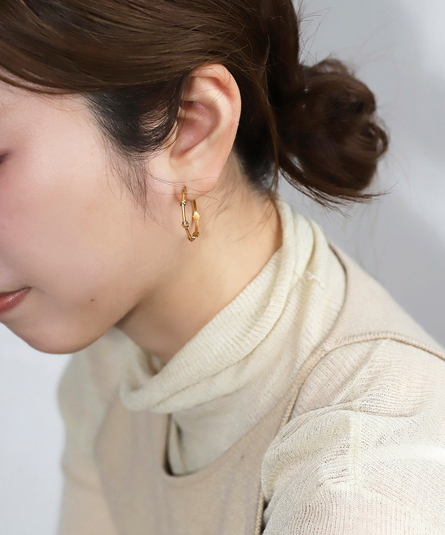 Design Hoop Earrings [Surgical Stainless Steel]