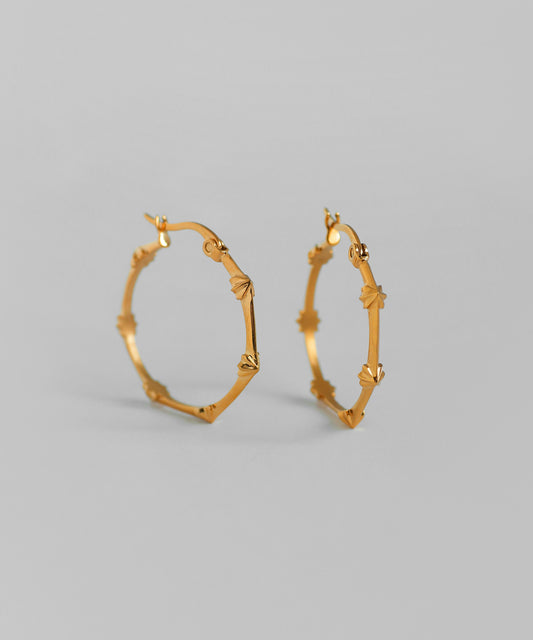 Design Hoop Earrings [Surgical Stainless Steel]