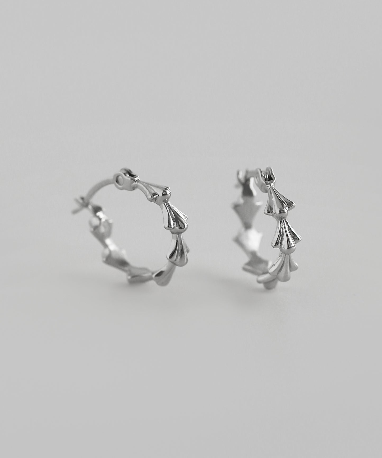 Design Hoop Earrings [Surgical Stainless Steel]