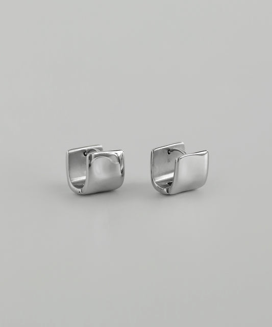 Wide Hoop Earrings [Surgical Stainless Steel]