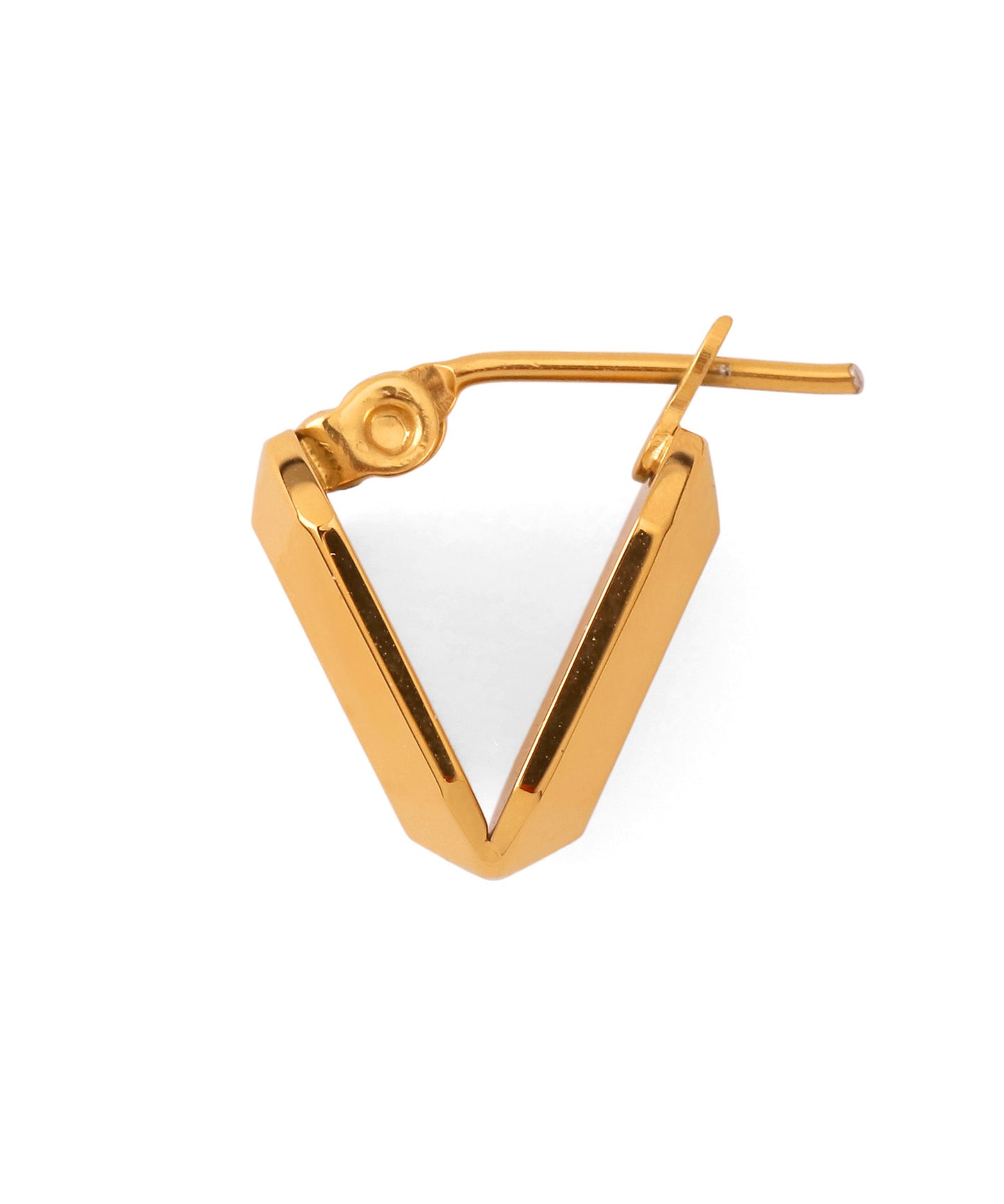 Square Design Earrings [Stainless Steel]