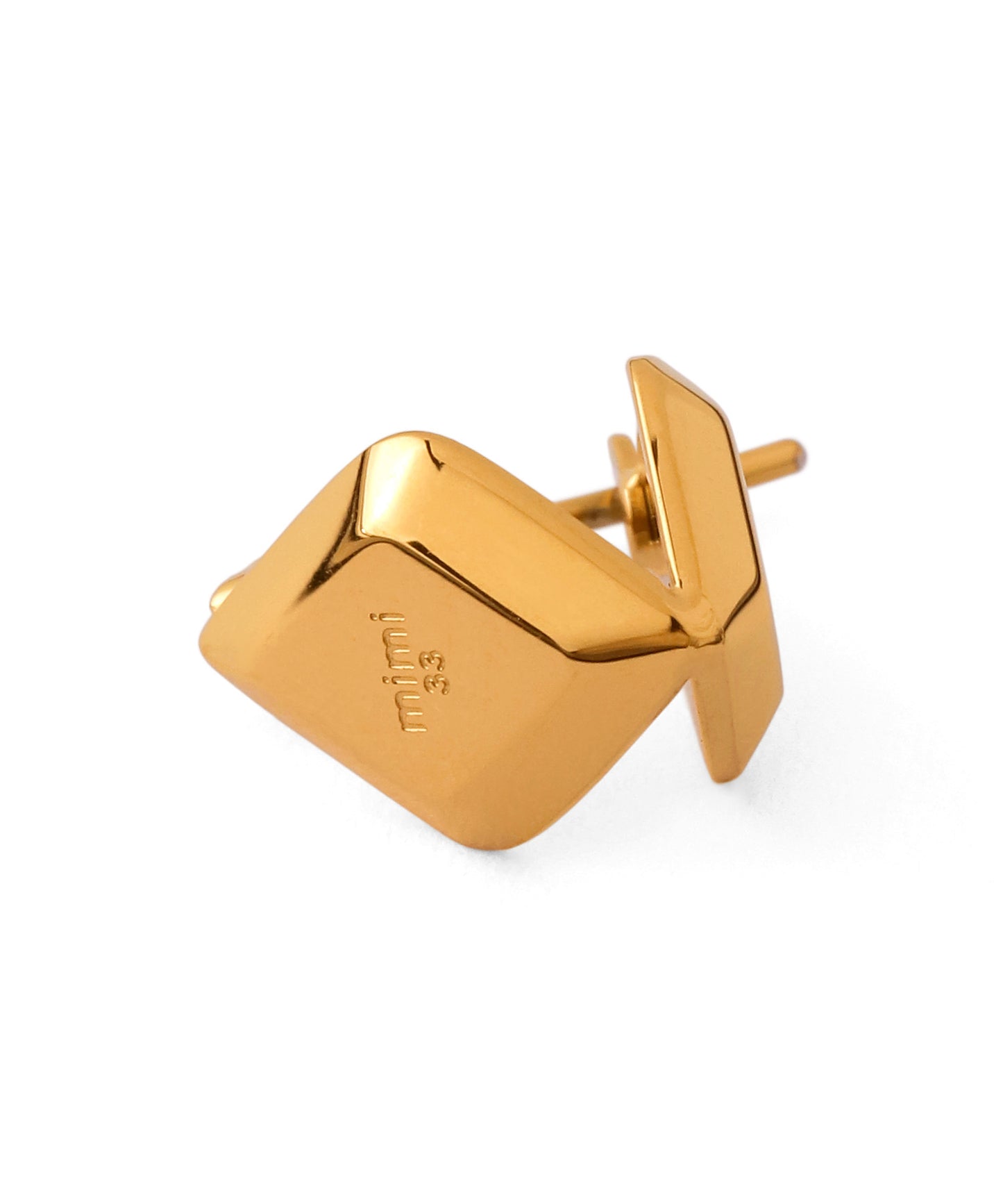 Diamond-Shape Design Earrings [Stainless Steel]