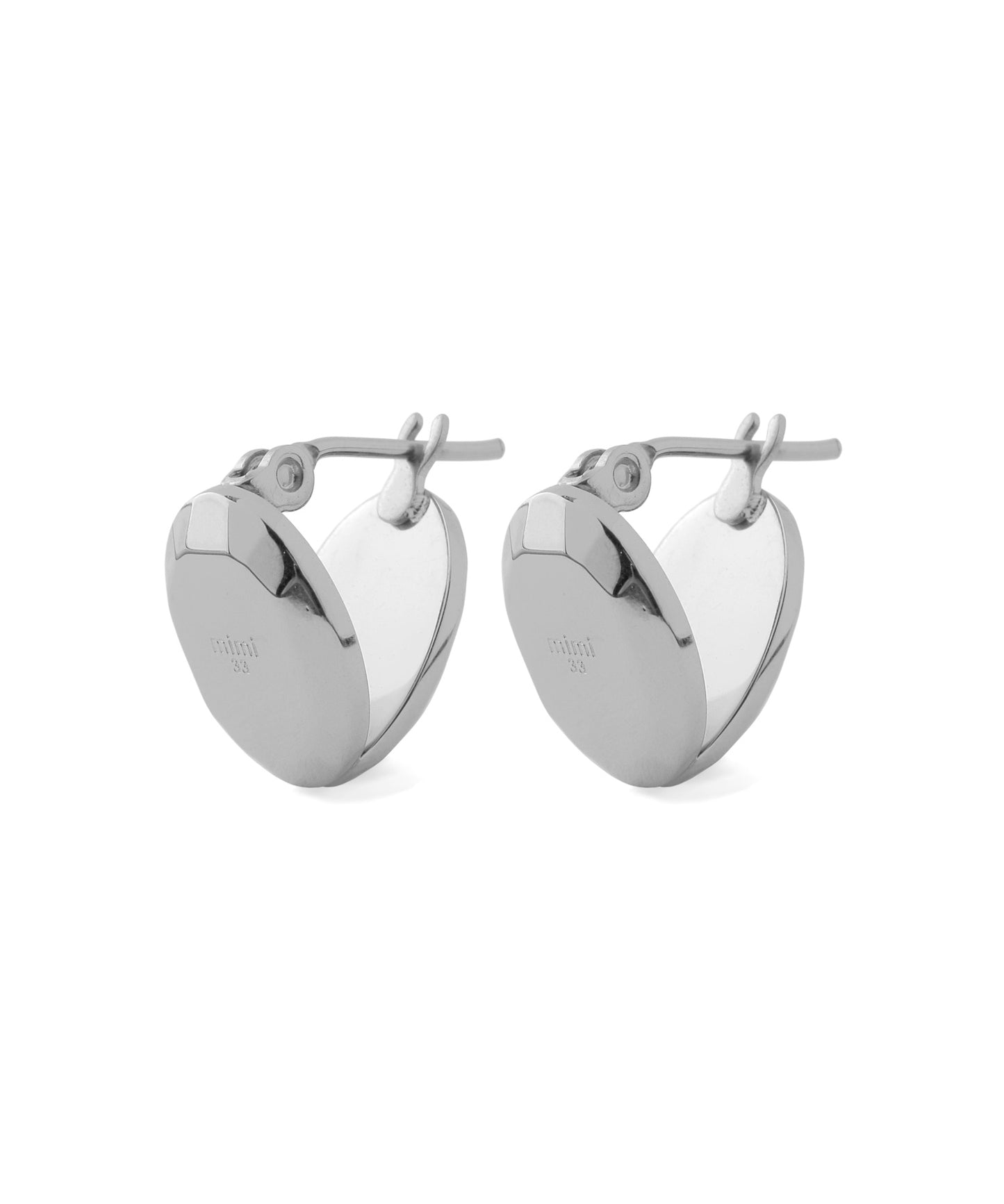 Oval Design Earrings [Stainless Steel]
