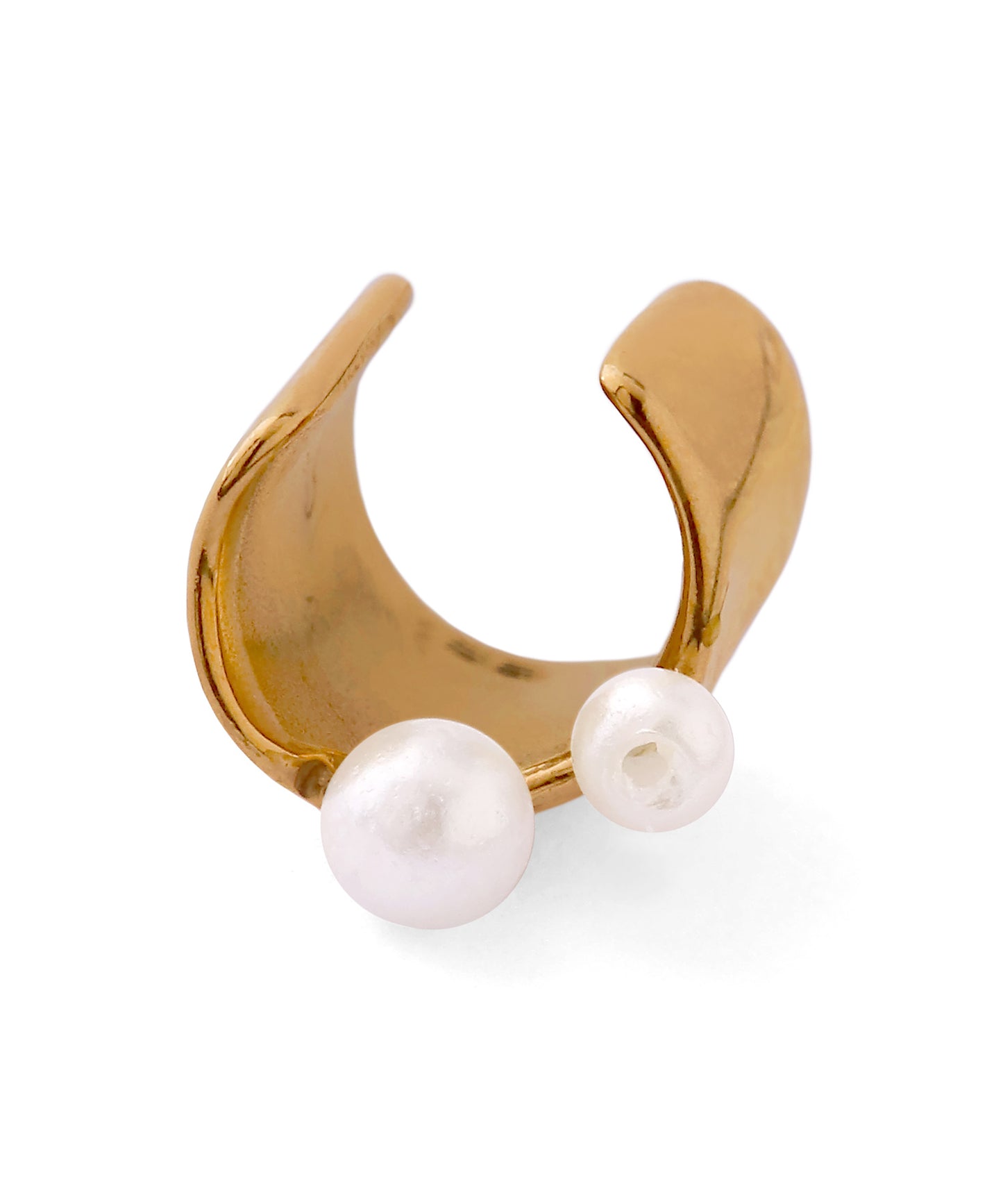 Pearl Ear Cuff [Surgical Stainless Steel]