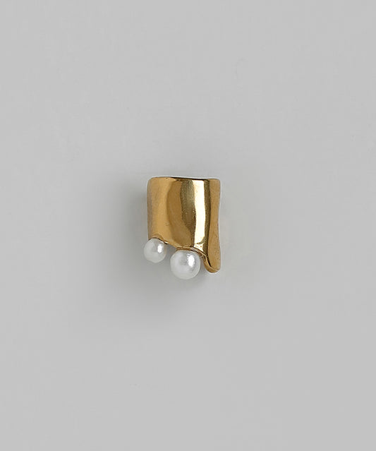 Pearl Ear Cuff [Surgical Stainless Steel]