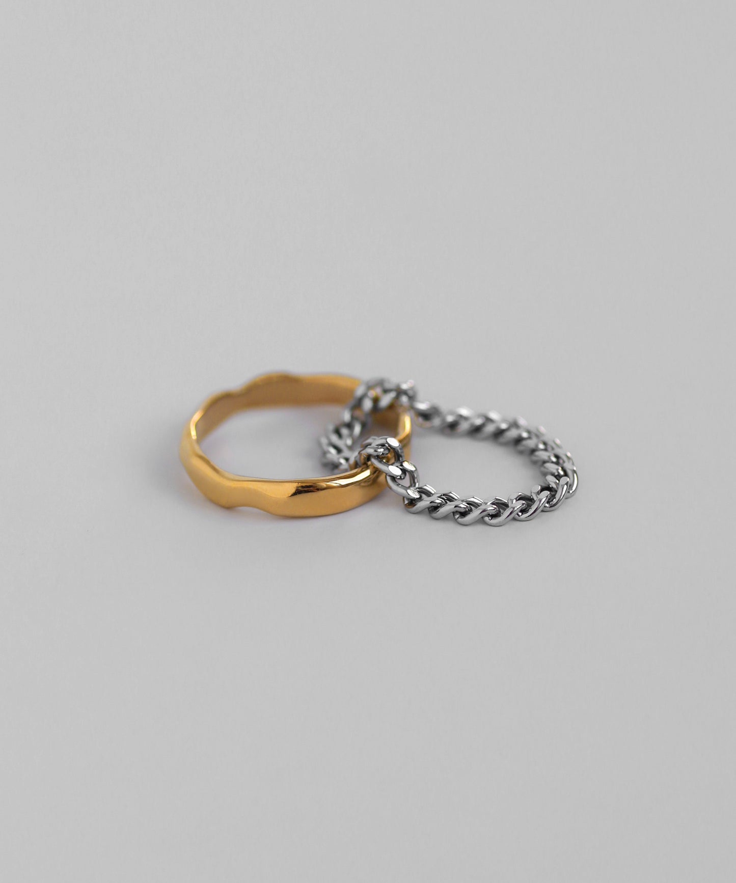 Chain Rings [Set of 2] [Stainless Steel] [UMU]