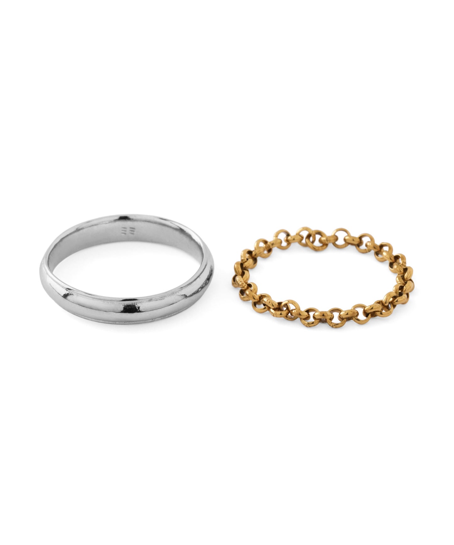Chain Rings [Set of 2] [Stainless Steel] [UMU]
